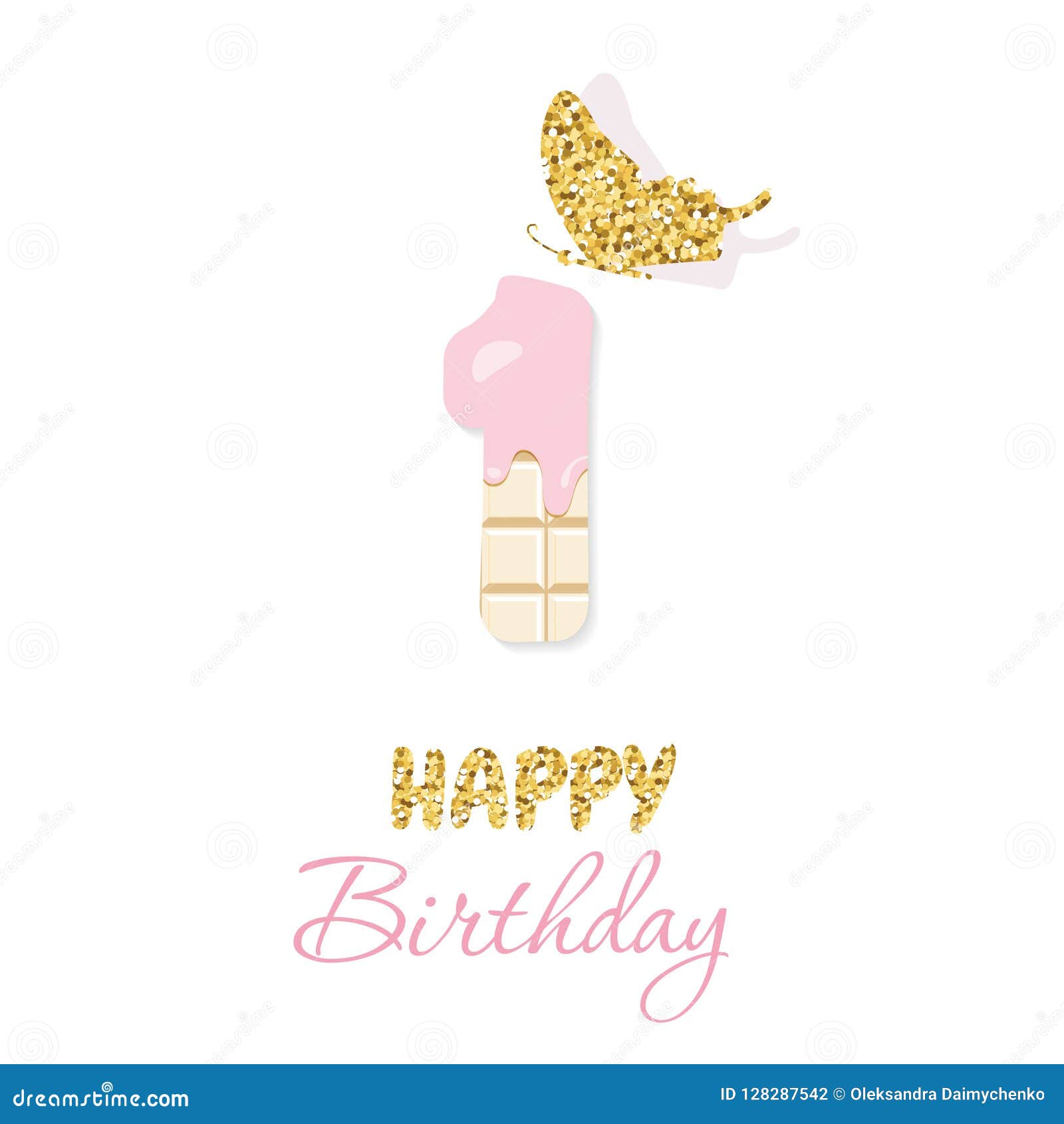 Carte De Voeux De Joyeux Anniversaire Avec Du Chocolat Numero 1 Et Le Papillon De Scintillement Un Anniversaire De Bebe D An De M Illustration Stock Illustration Du Lettre Fonte Carte De Voeux De Joyeux Anniversaire Avec Du Chocolat Numero 1 Et Le Papillon De Scintillement Un Anniversaire De Bebe D An De M Illustration Stock Illustration Du Lettre Fonte