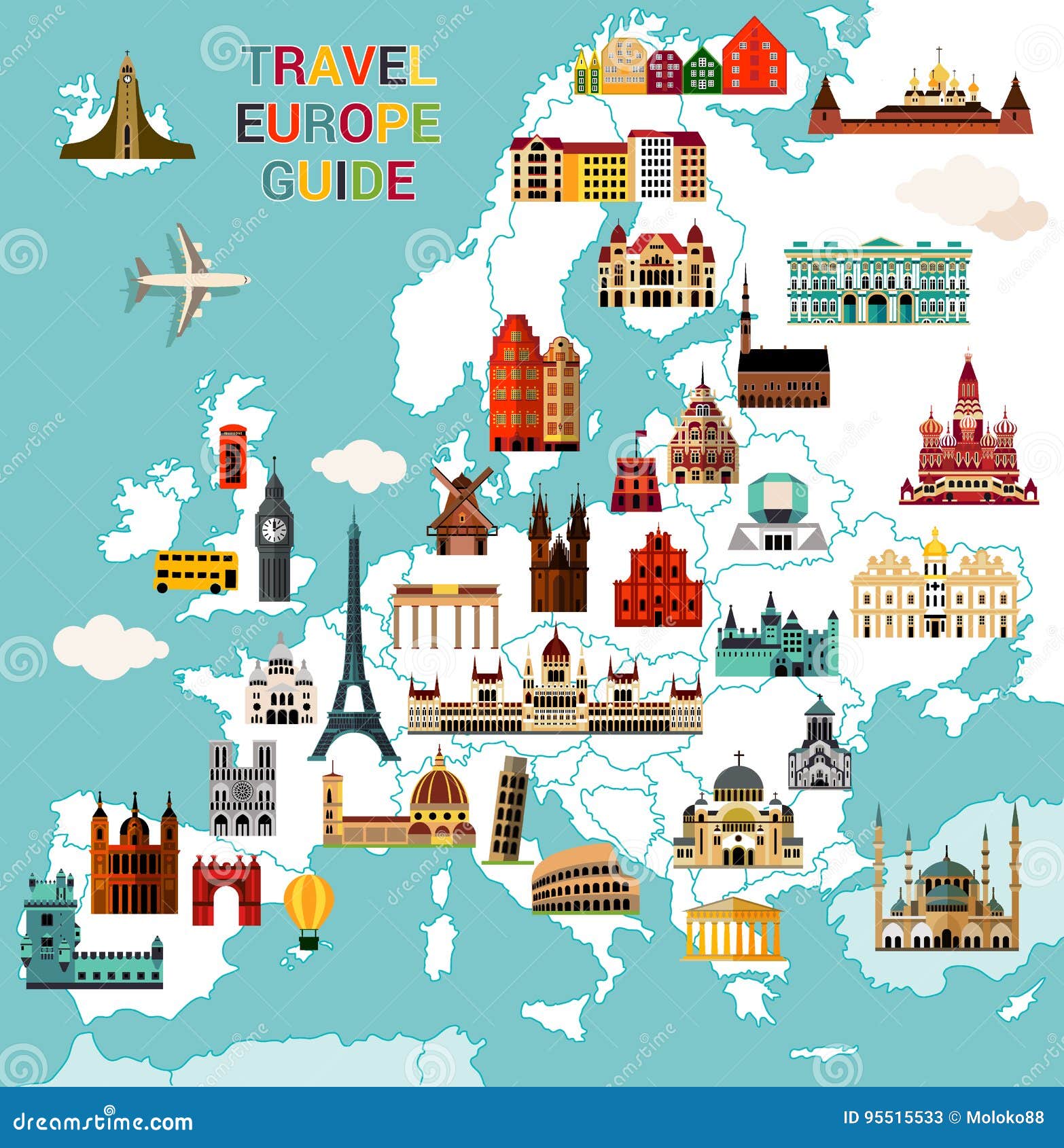 voyage carte europe