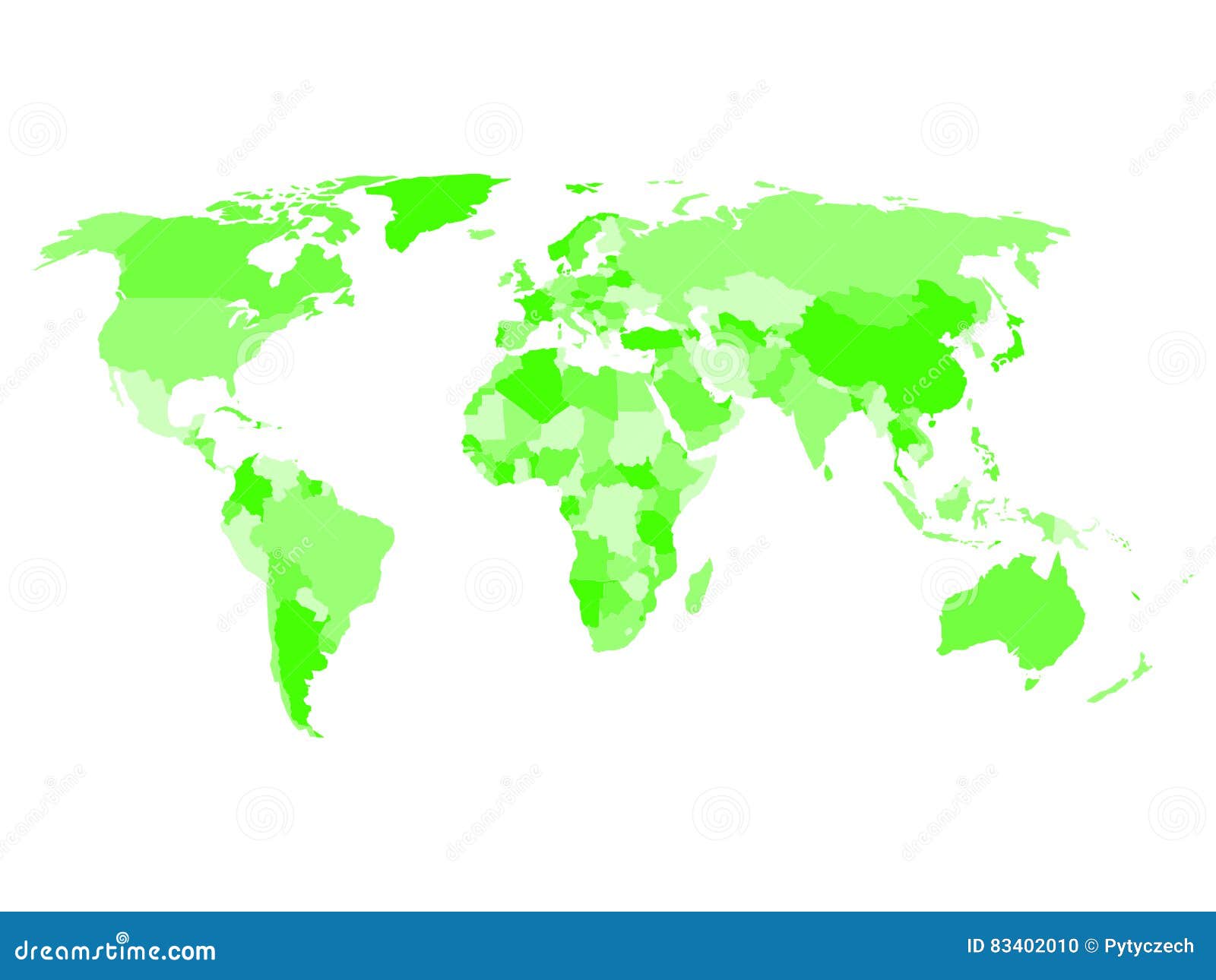 Carte Du Monde Avec Des Noms Des Pays Souverains Et Des Plus