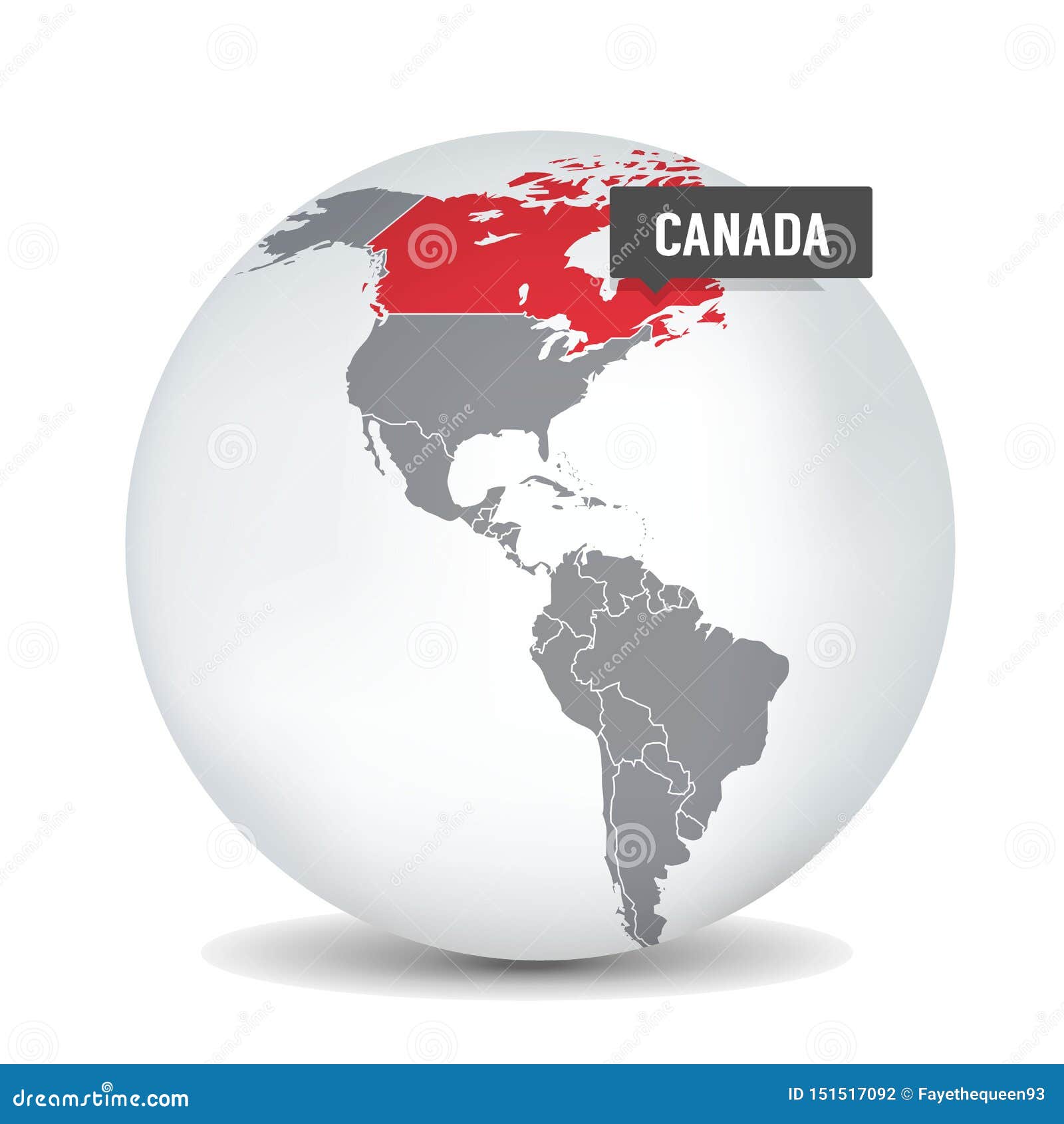 canada carte du monde