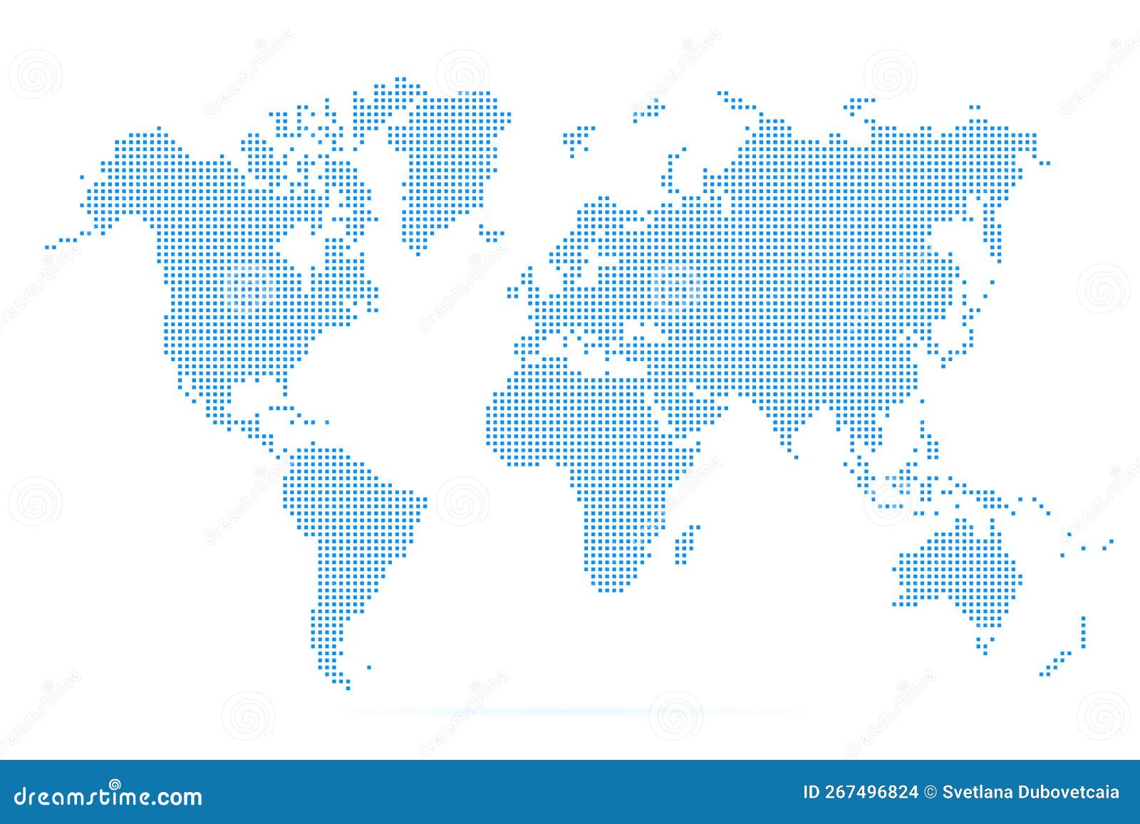 Globe Terrestre Carte Du Monde Rose Isolé Sur Fond Blanc Horizontal