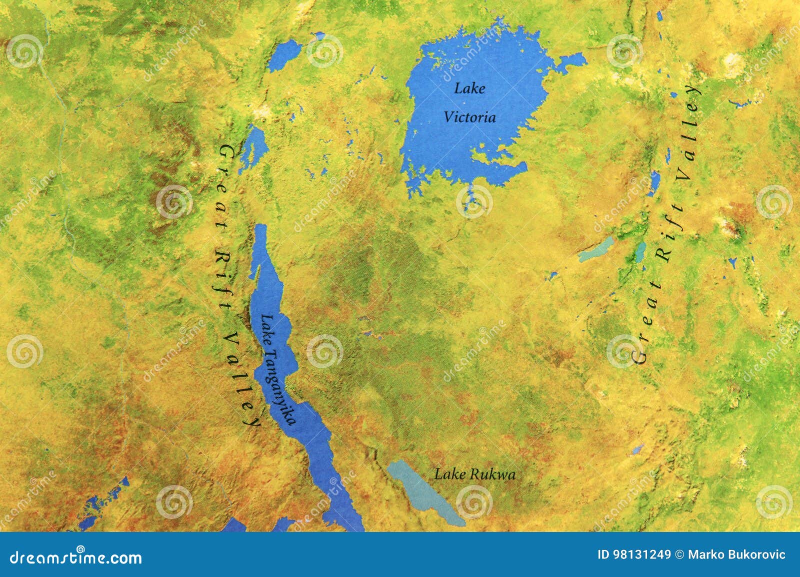 carte du lac victoria