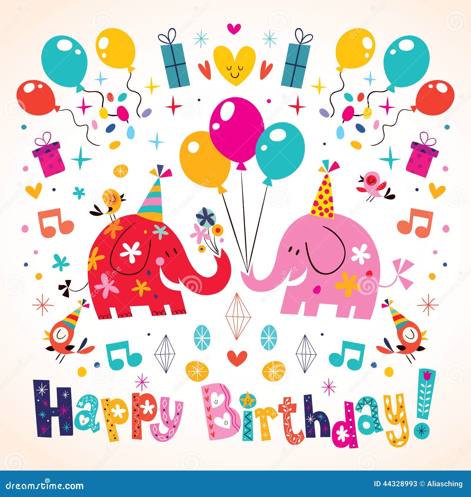 Carte Mignonne D Elephants De Joyeux Anniversaire Illustration De Vecteur Illustration Du Invitation Amusement Carte Mignonne D Elephants De Joyeux Anniversaire Illustration De Vecteur Illustration Du Invitation Amusement