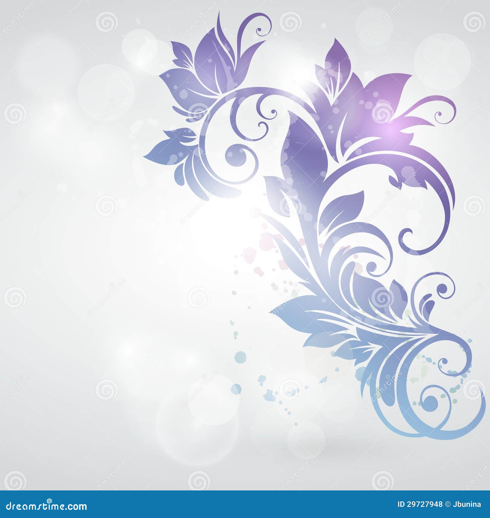 Carte D Invitation Avec Le Fond Floral Illustration De Vecteur Illustration Du Abstrait Fete