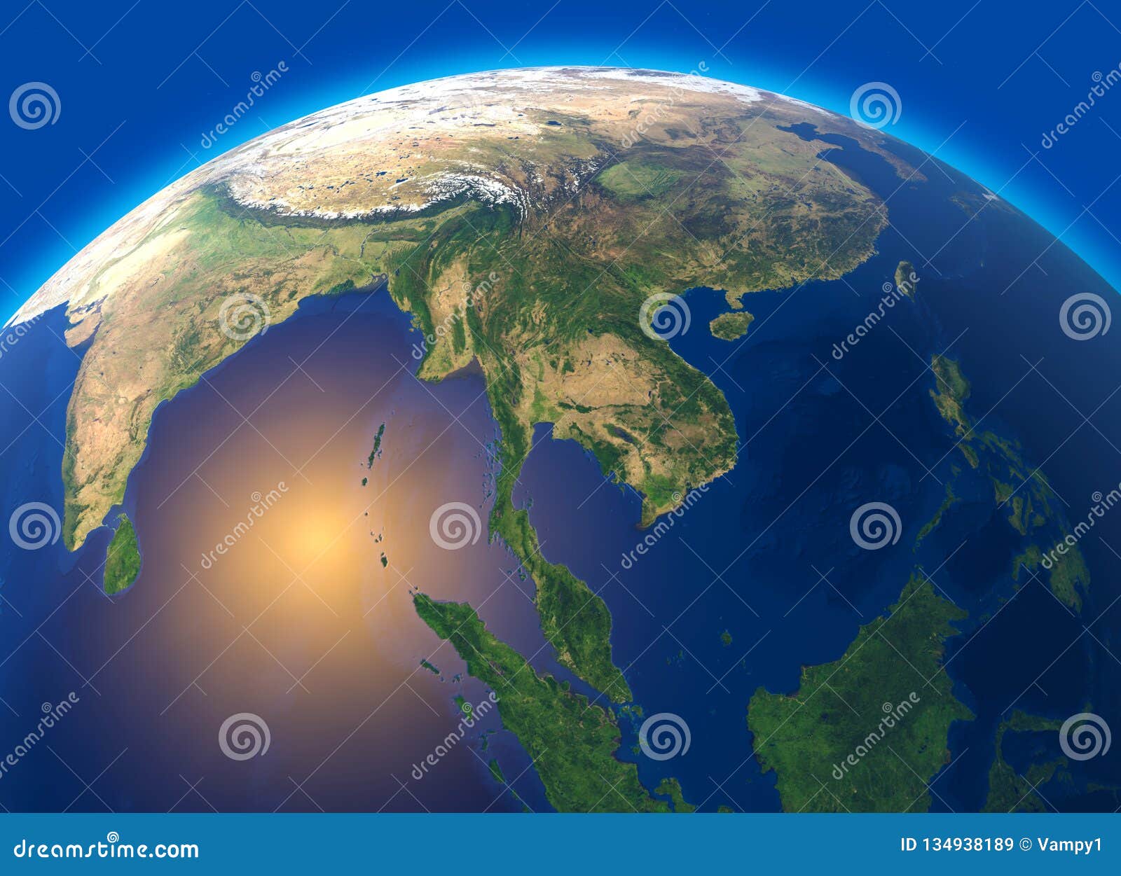 Carte monde satellite, Carte du monde