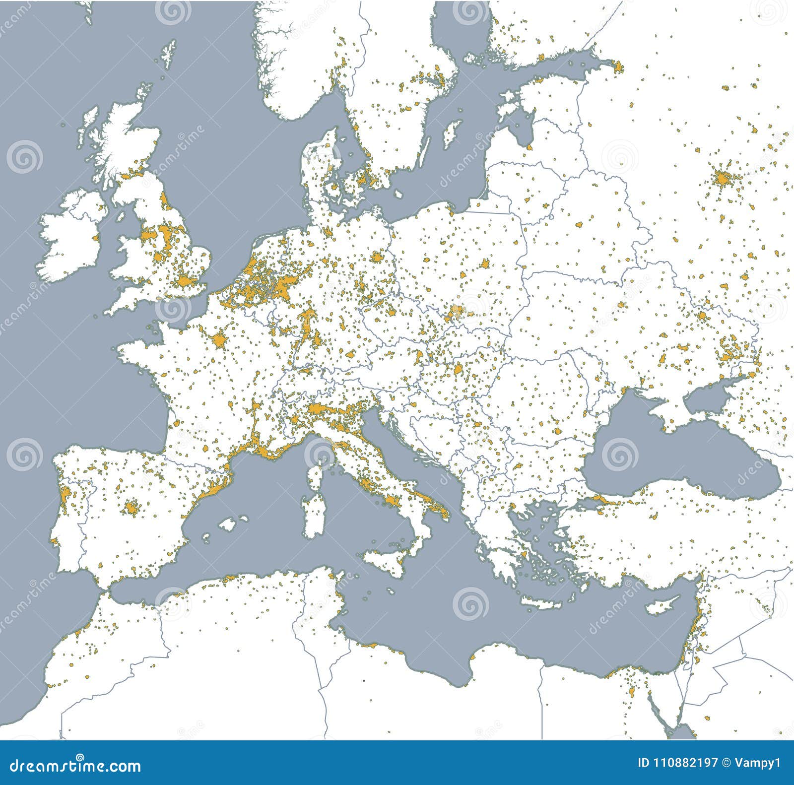 Carte Politique De Leurope Et De Lafrique Villes