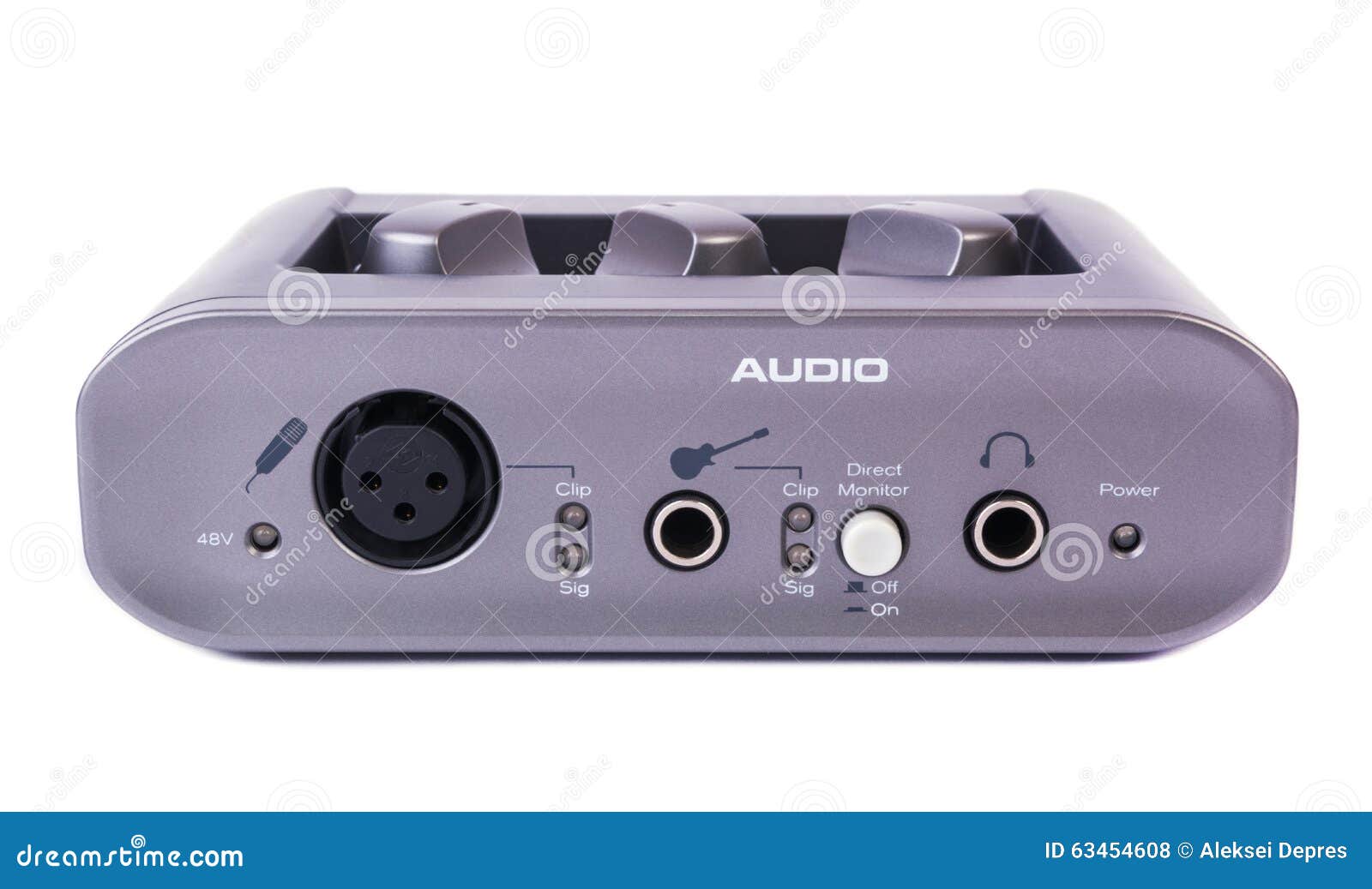 Interface Audio D'USB, Carte Son Externe Photo stock - Image du ordinateur,  branchez: 91783502