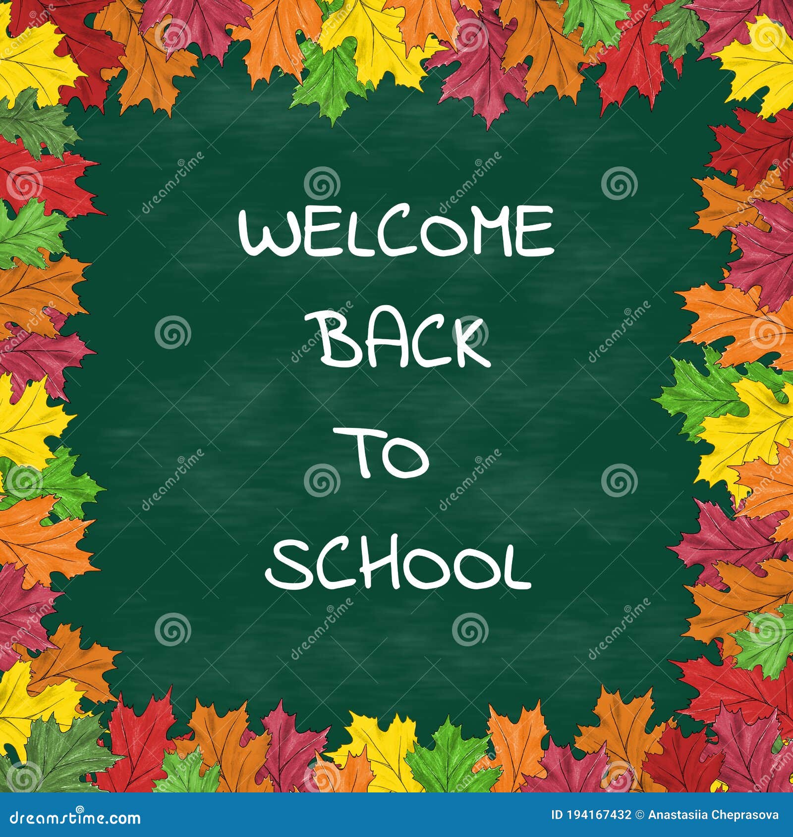Un cartel de bienvenida de vuelta a la escuela que dice bienvenido