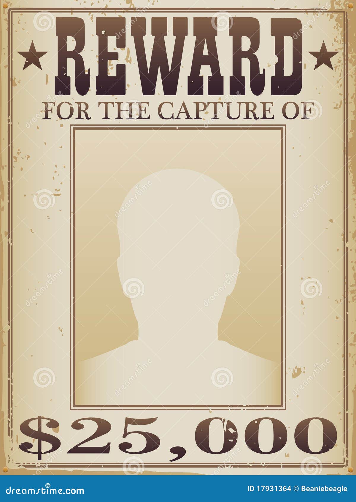 Cartel de la recompensa
