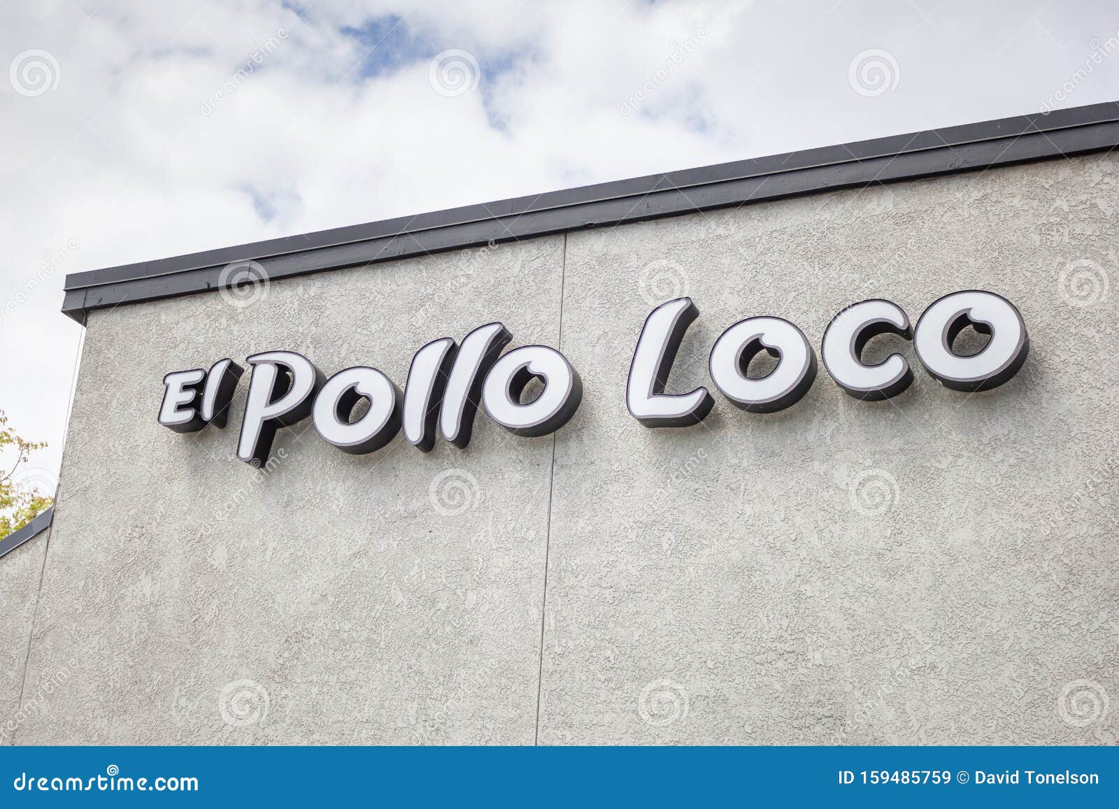 Cartel Del Restaurante El Pollo Loco Imagen de archivo editorial - Imagen  de exterior, insignia: 159485759