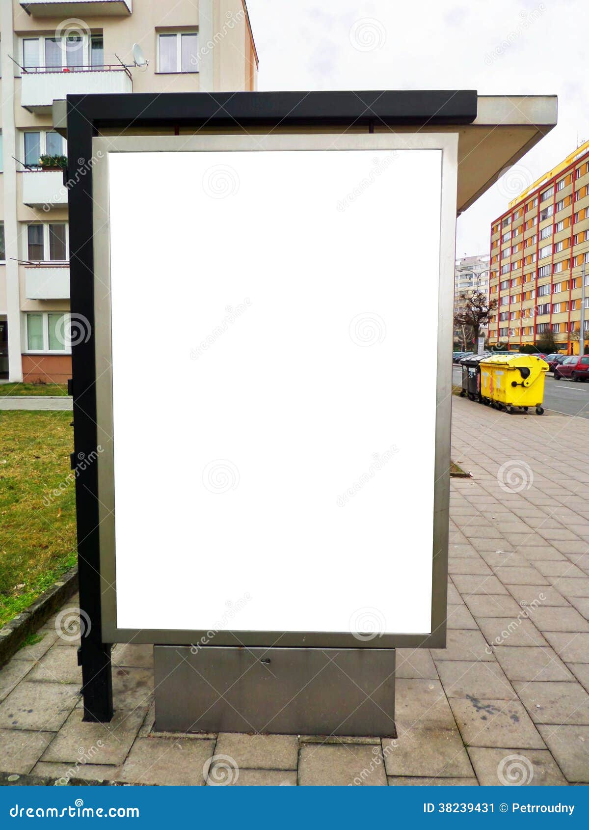 Download Cartelera De Publicidad De La Parada De Autobús Imagen de ...