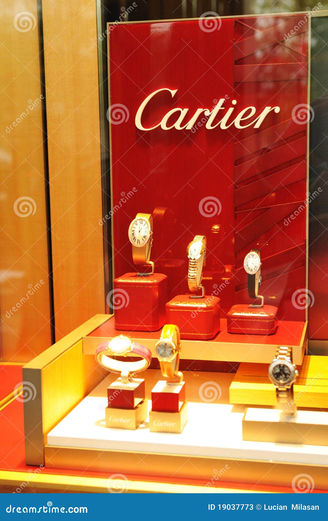 Cartier Editorial Stock Photo. Image Of Elysees, Logo - 19037773