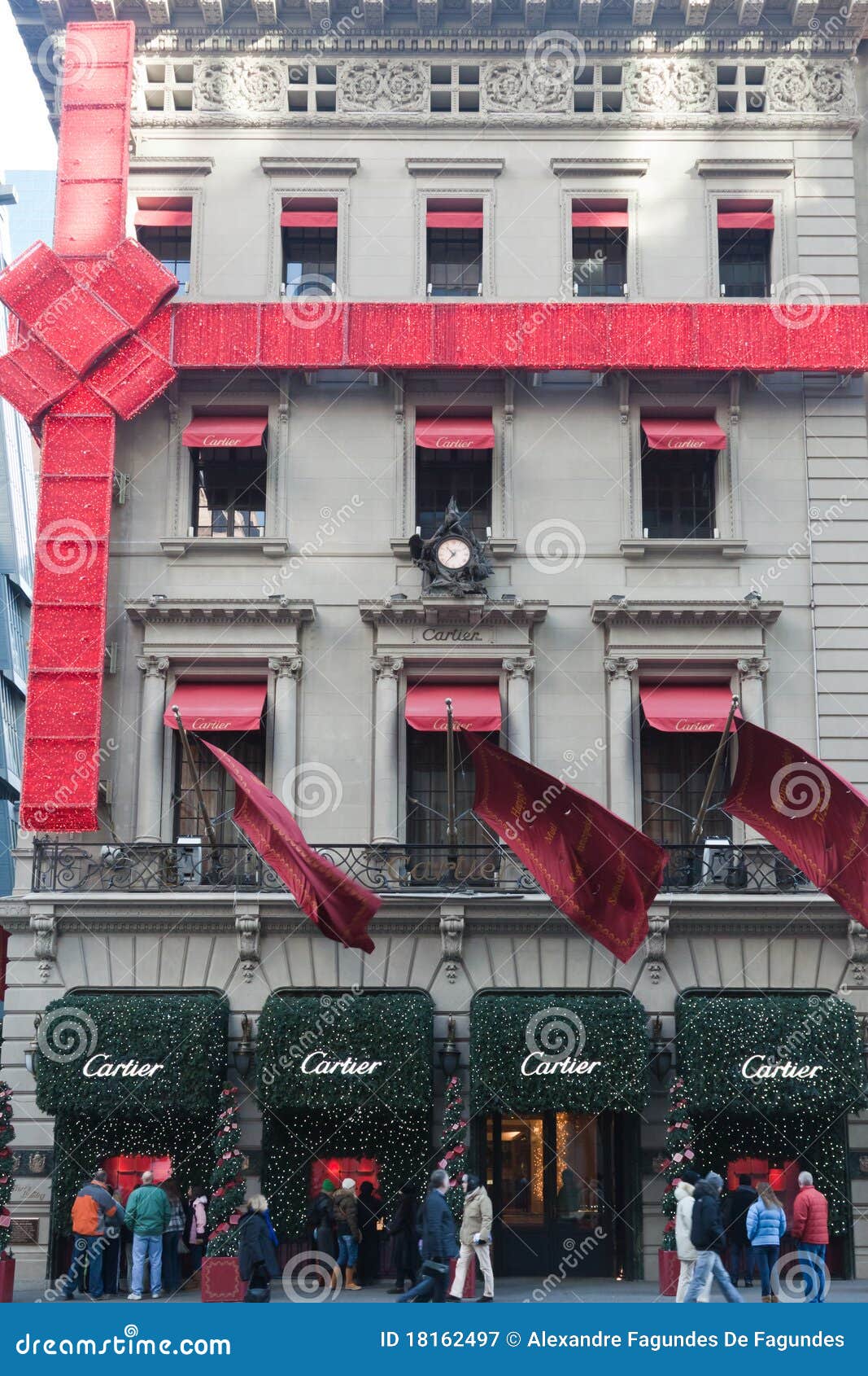 Cartier Store at Fifth Avenue New York City Editorial Photography