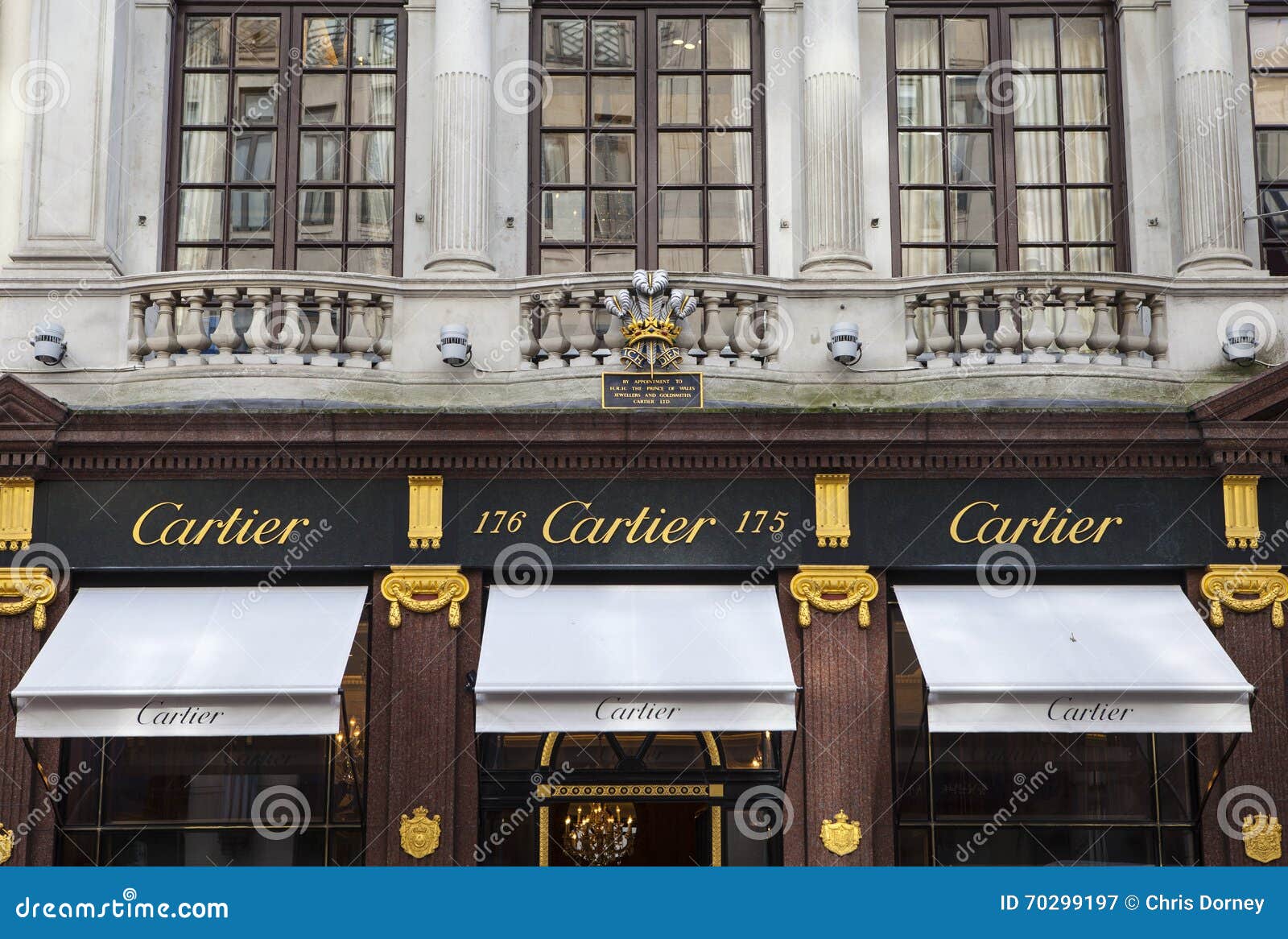 Cartier Store Front On Old Bond Street Stock Photo - Download