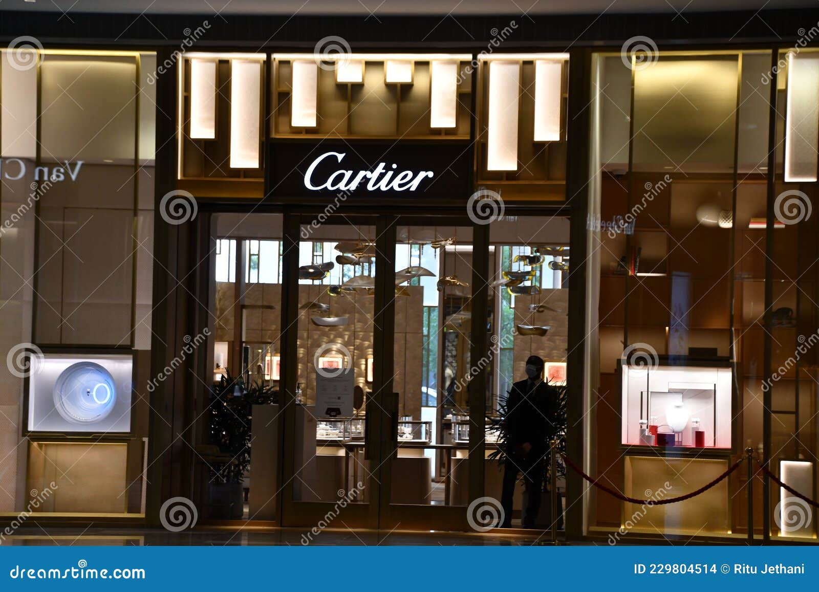 Cartier Store at the Shops and Restaurants at Hudson Yards in