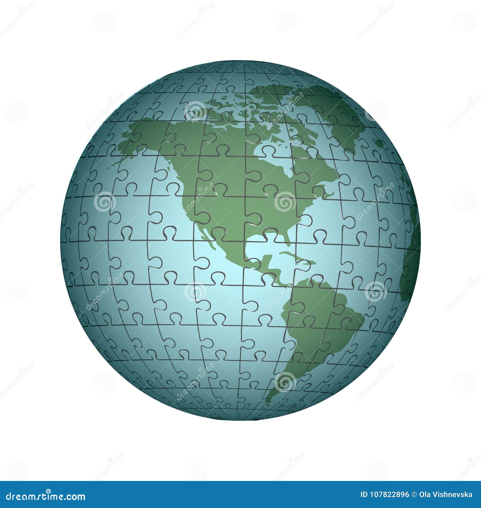 cartographic puzzle of america. infographics, cartography.