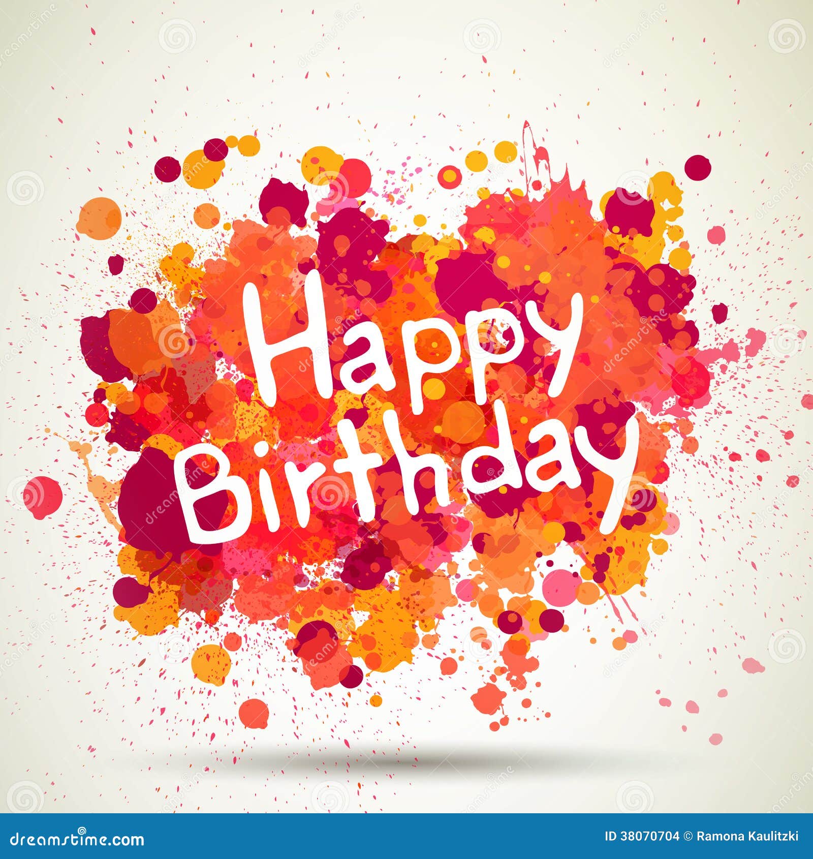 Cartolina D Auguri Di Buon Compleanno Illustrazione Di Stock Illustrazione Di Testo Cheerful