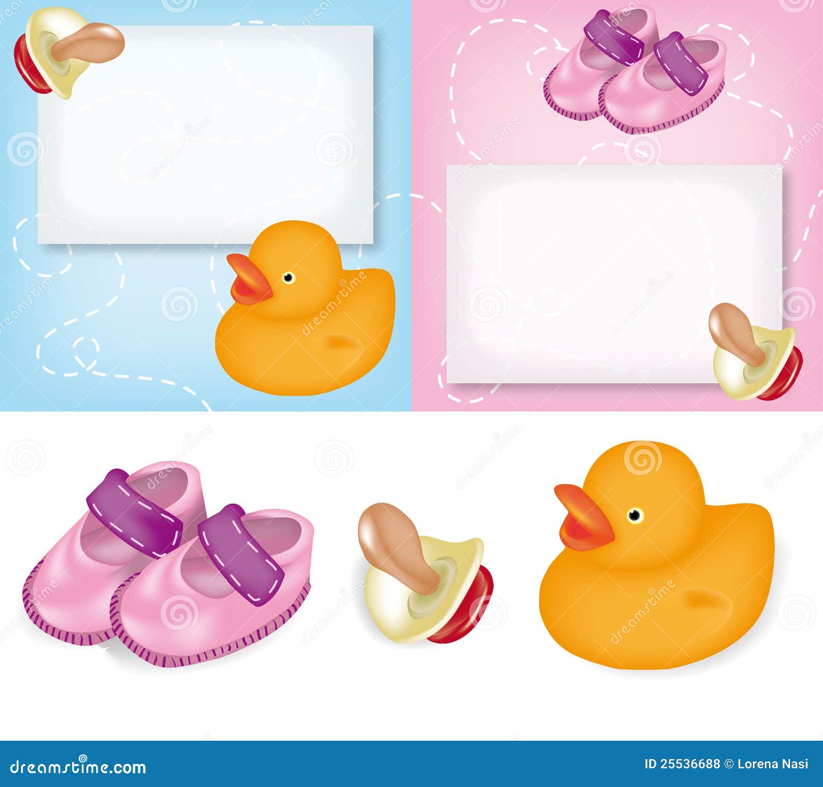 Cartoline D Auguri Per La Nascita Illustrazione Vettoriale Illustrazione Di Stampa Carta