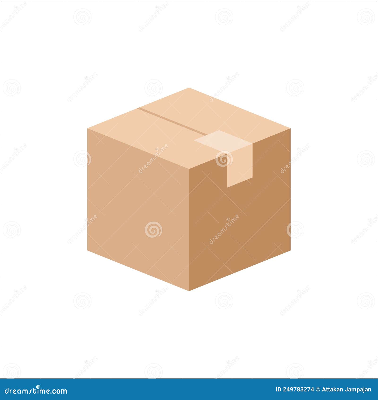 Carton Box Icon , Vector and Illustration Stock Vector Illustration