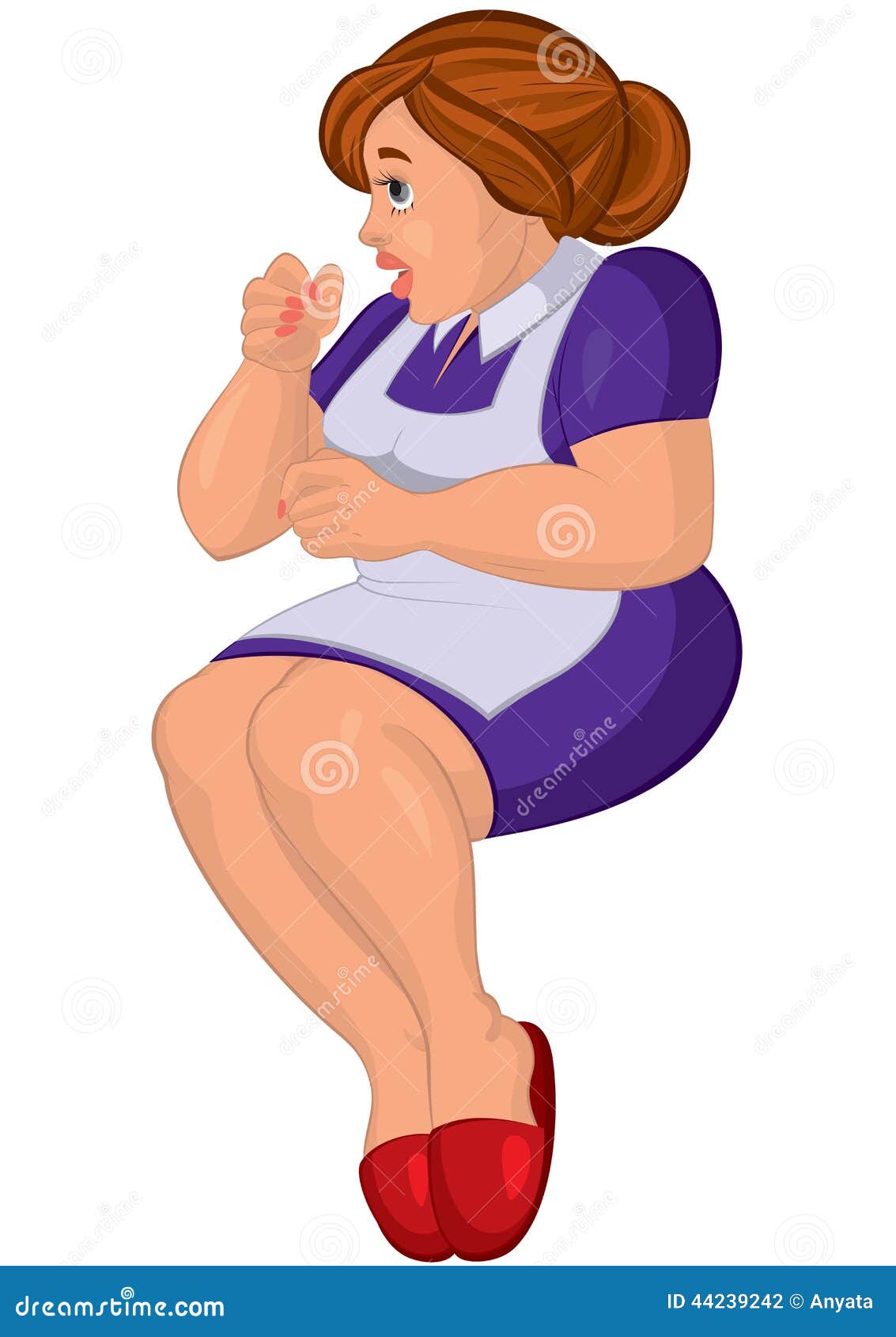 Fat Woman Sitting On 14