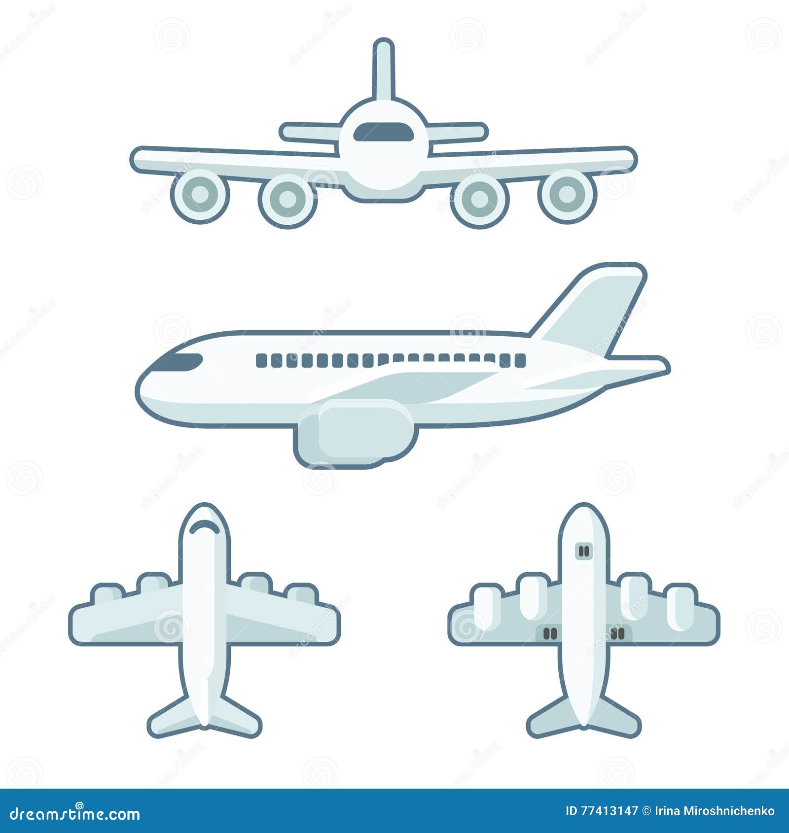Plane Cartoon Top View Stock Illustrations – 602 Plane Cartoon Top View  Stock Illustrations, Vectors & Clipart - Dreamstime