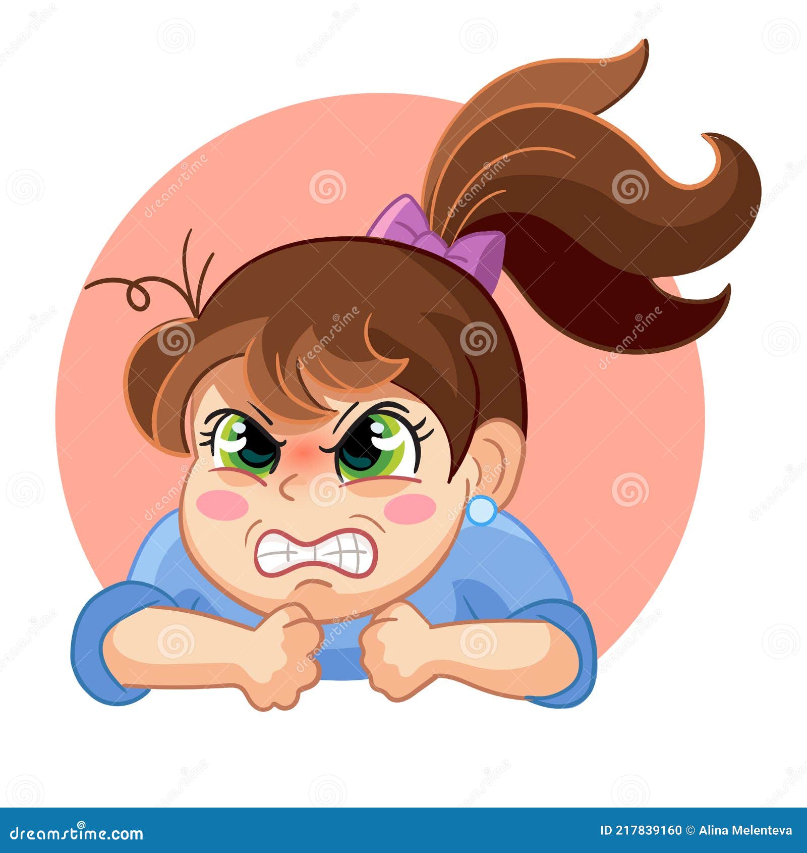 Cartoon Angry Girl Face Emotion Vector Illustration Stock Vector - Illustration of evil, design: 217839160 Cartoon Angry Girl Face Emotion Vector Illustration Stock Vector - Illustration of evil, design: 217839160