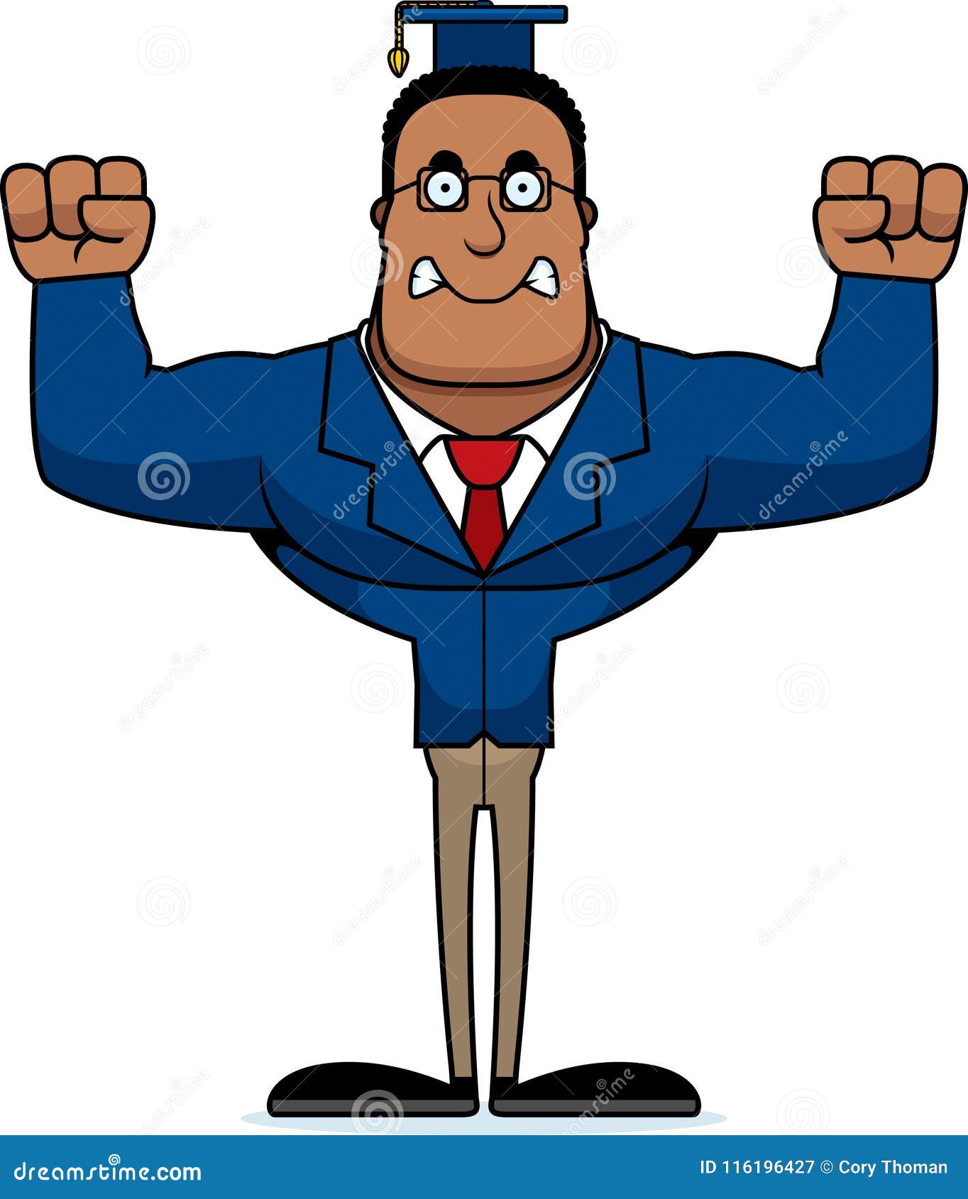 Cartoon Angry Teacher stock vector. Illustration of graphic - 116196427