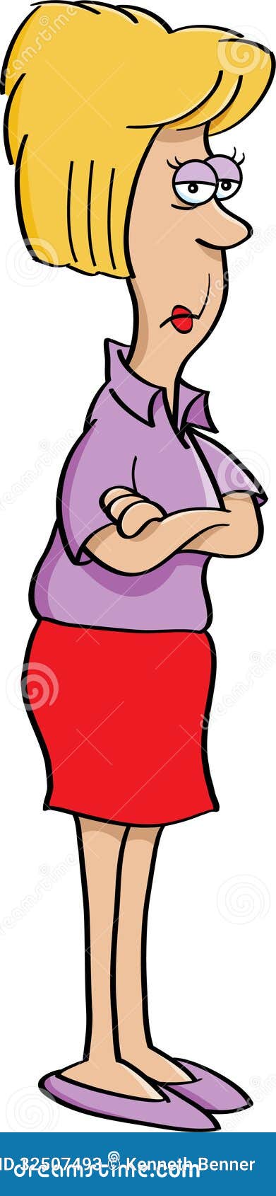 Cartoon Angry Women Stock Photos - Image: 32507493