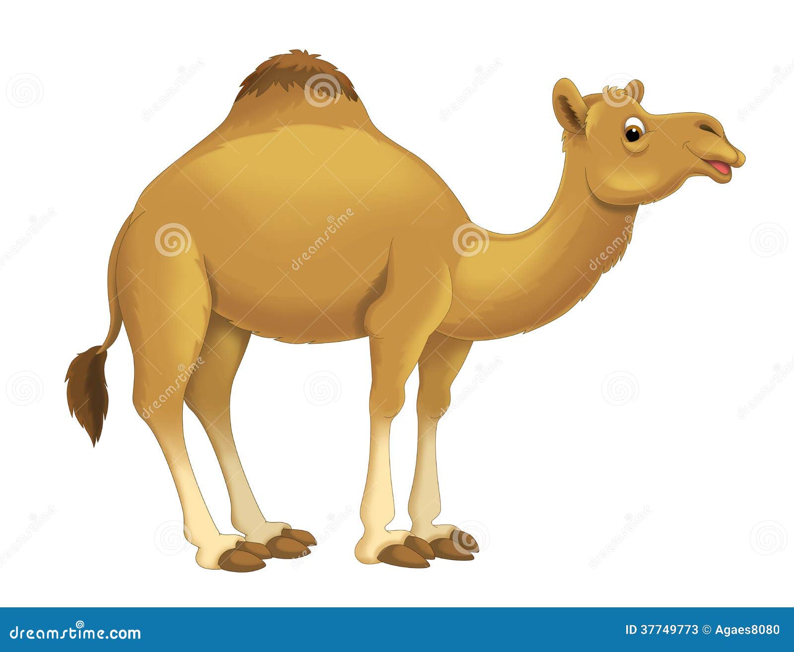 Cartoon Animal - Illustration for the Children Stock Illustration