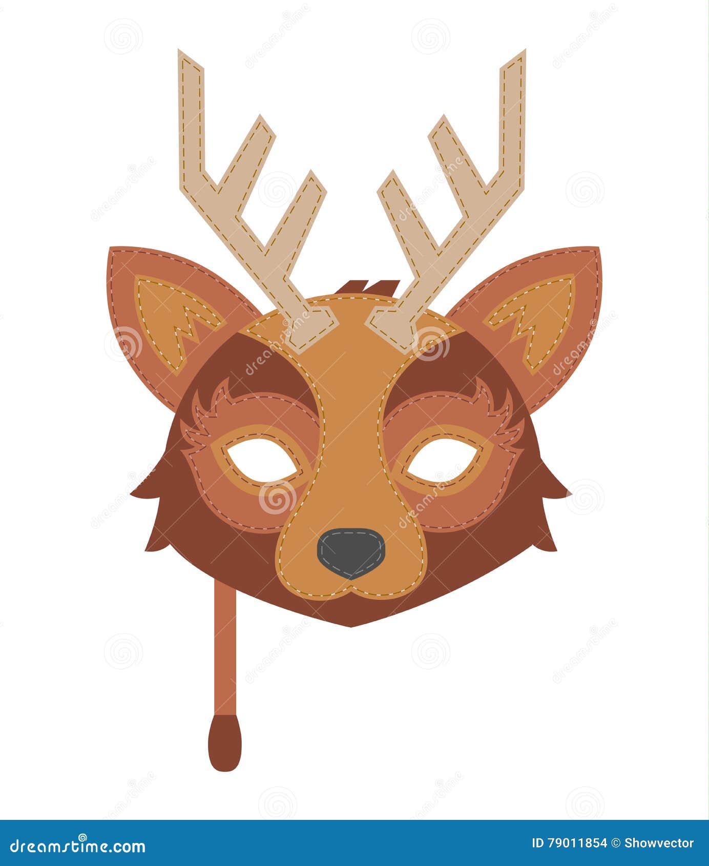 Download Cartoon Animal Party Mask Vector. Stock Vector - Illustration of illustration, carnival: 79011854