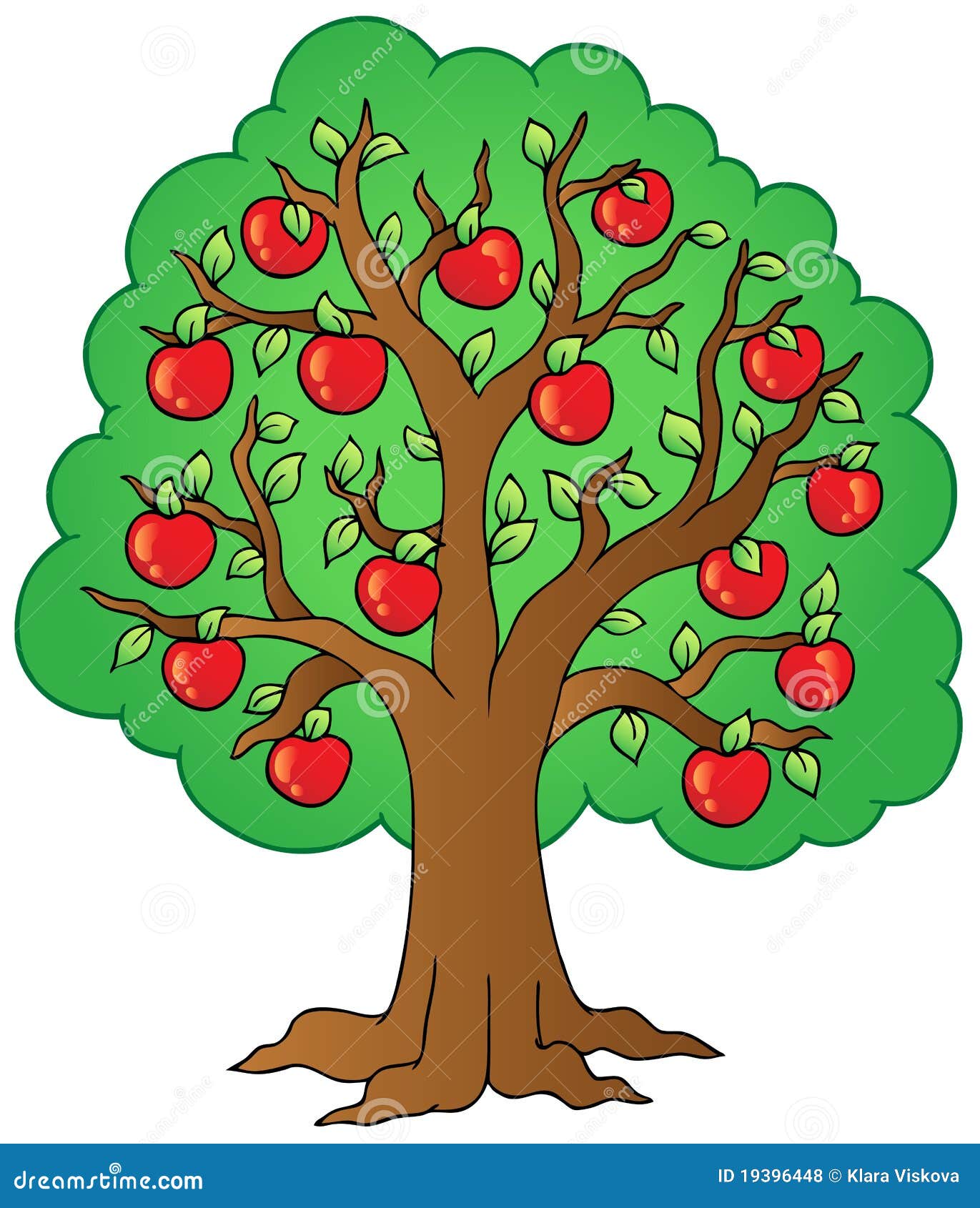 Apple Tree Cartoon