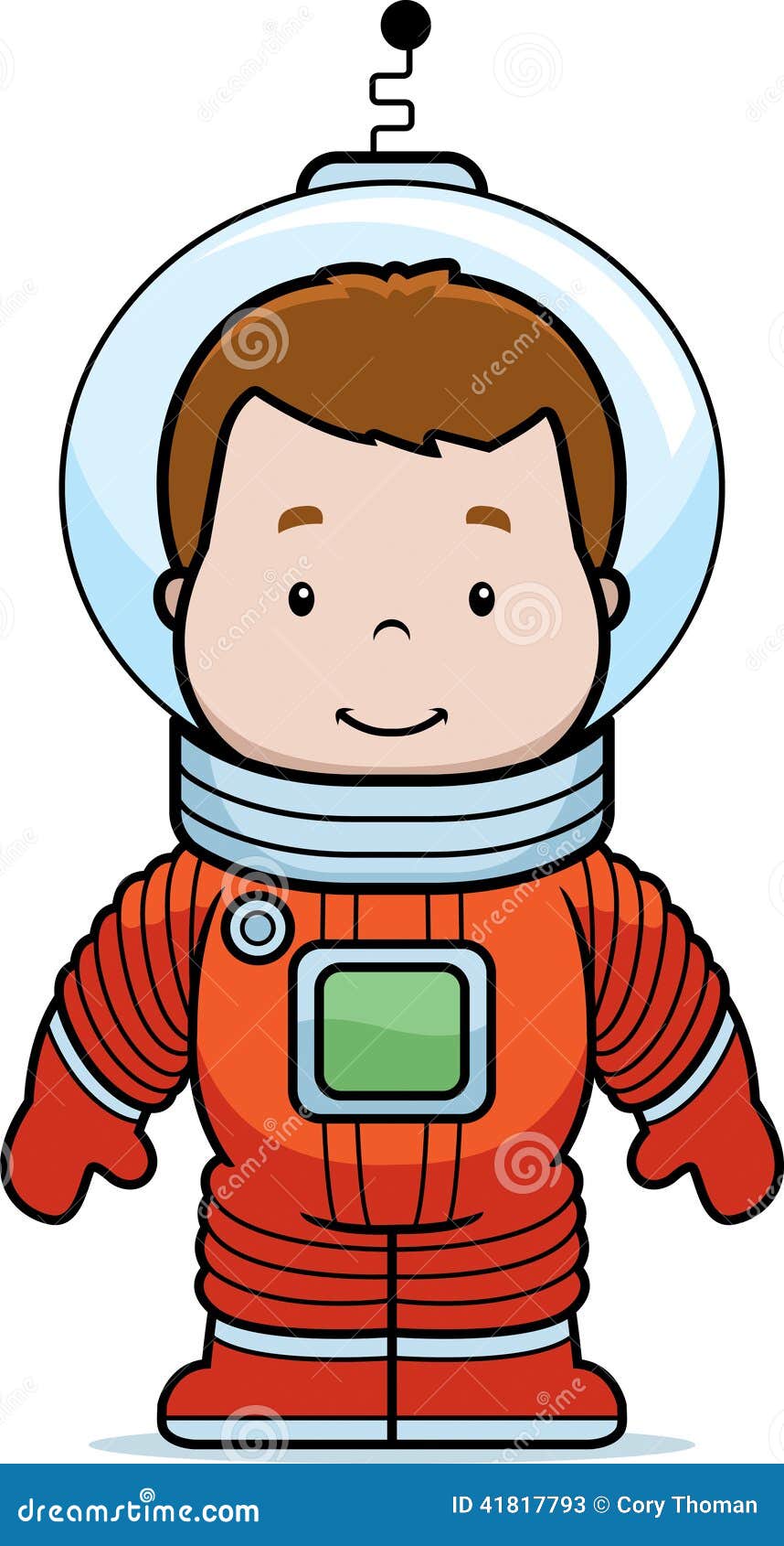 Cartoon Astronaut Boy stock vector. Illustration of helmet ...