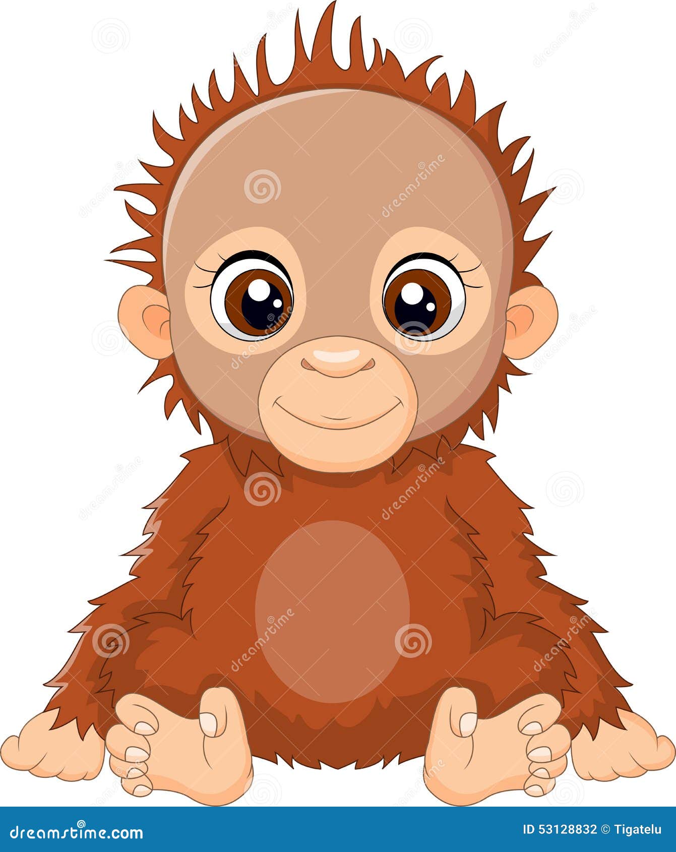 Cartoon Baby Orangutan Stock Illustrations – 845 Cartoon Baby Orangutan  Stock Illustrations, Vectors & Clipart - Dreamstime