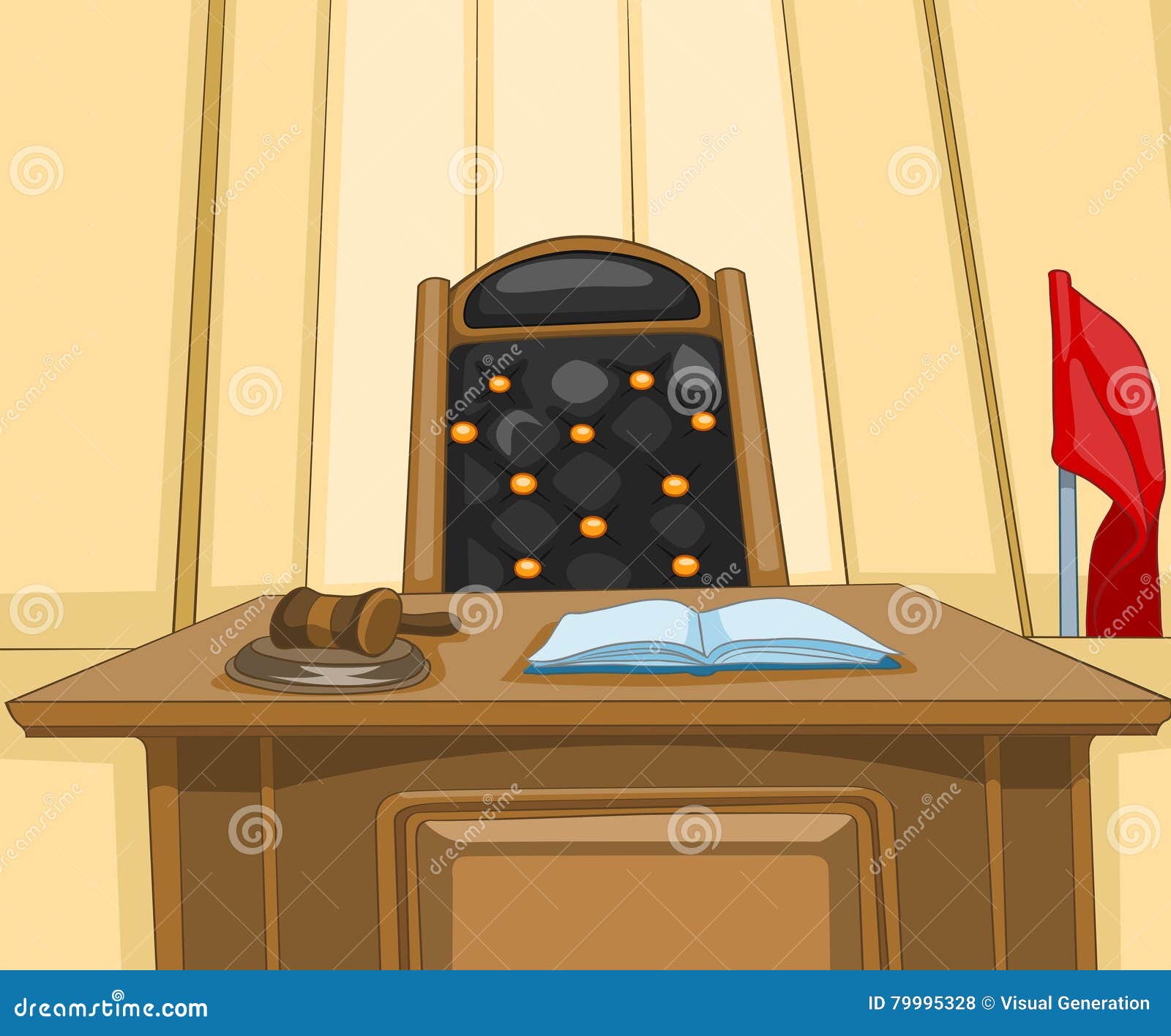 Cartoon Background of Courtroom. Stock Illustration - Illustration of  authority, judicial: 79995328