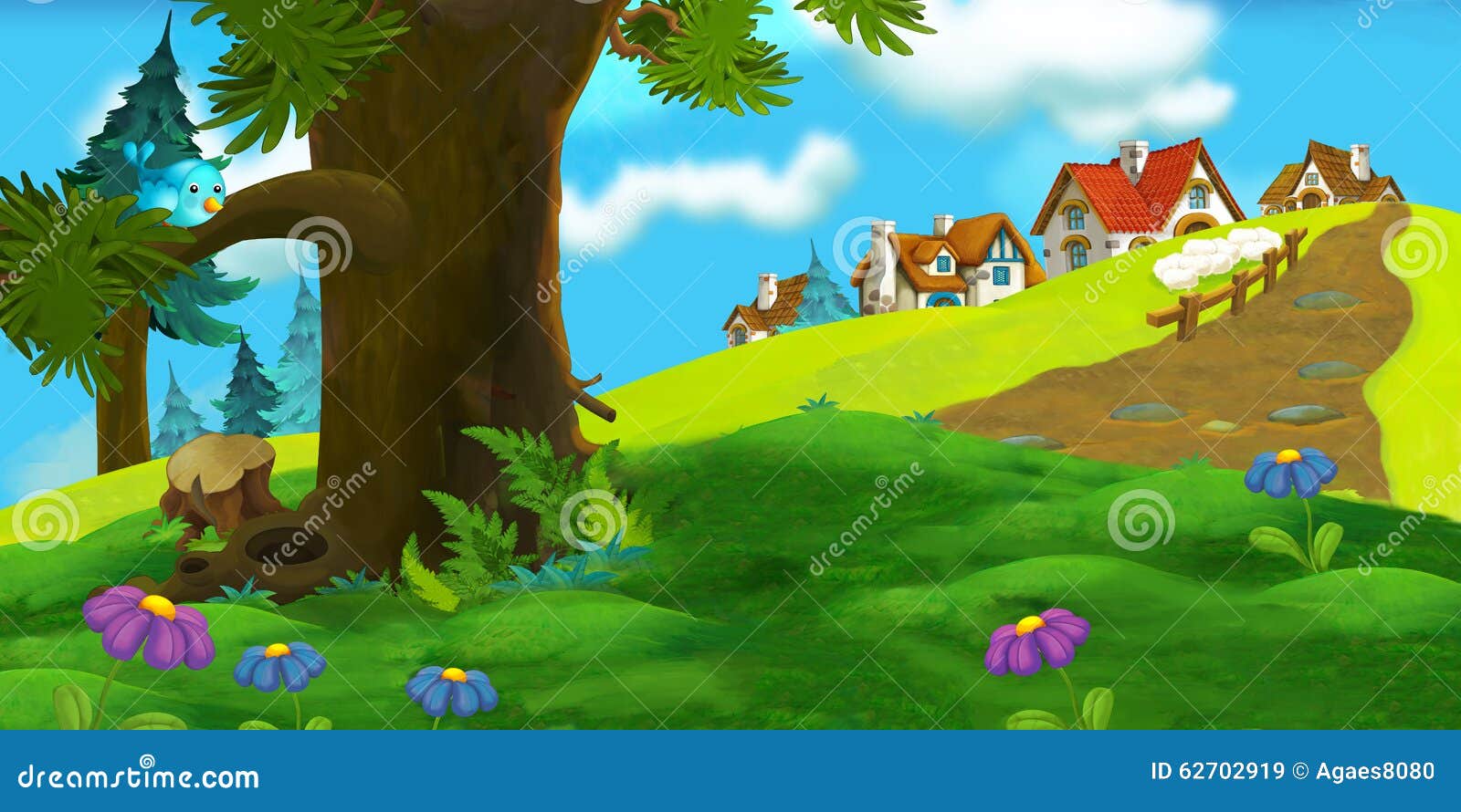 Cartoon Background of Old Village Stock Illustration - Illustration of flowers, tale: 62702919 Cartoon Background of Old Village Stock Illustration - Illustration of flowers, tale: 62702919