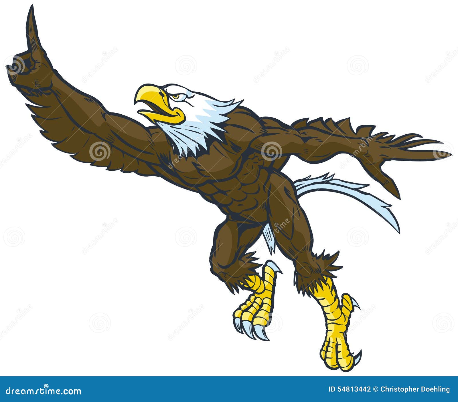 eagle wrestling clip art - photo #25