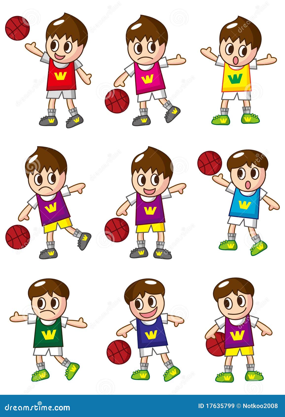 basketball player cartoon drawing