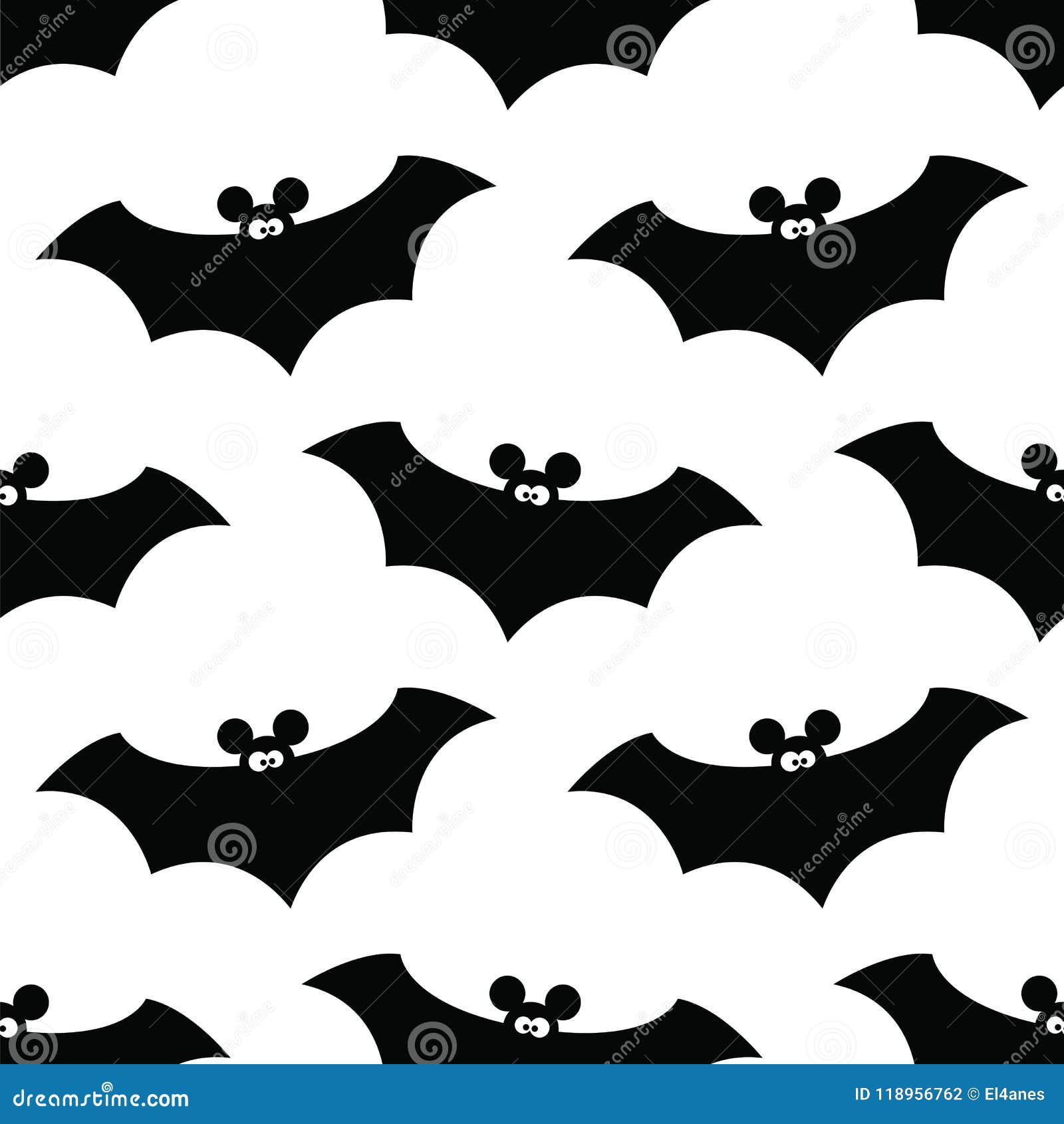 Cartoon bat wallpaper stock vector. Illustration of cartoon 118956762