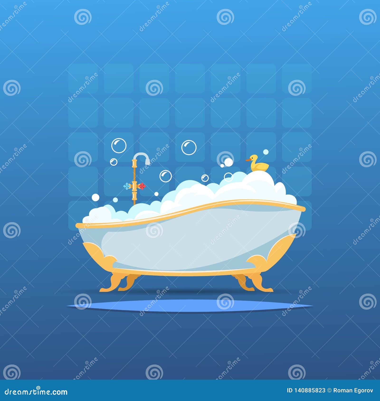 Cartoon Tub