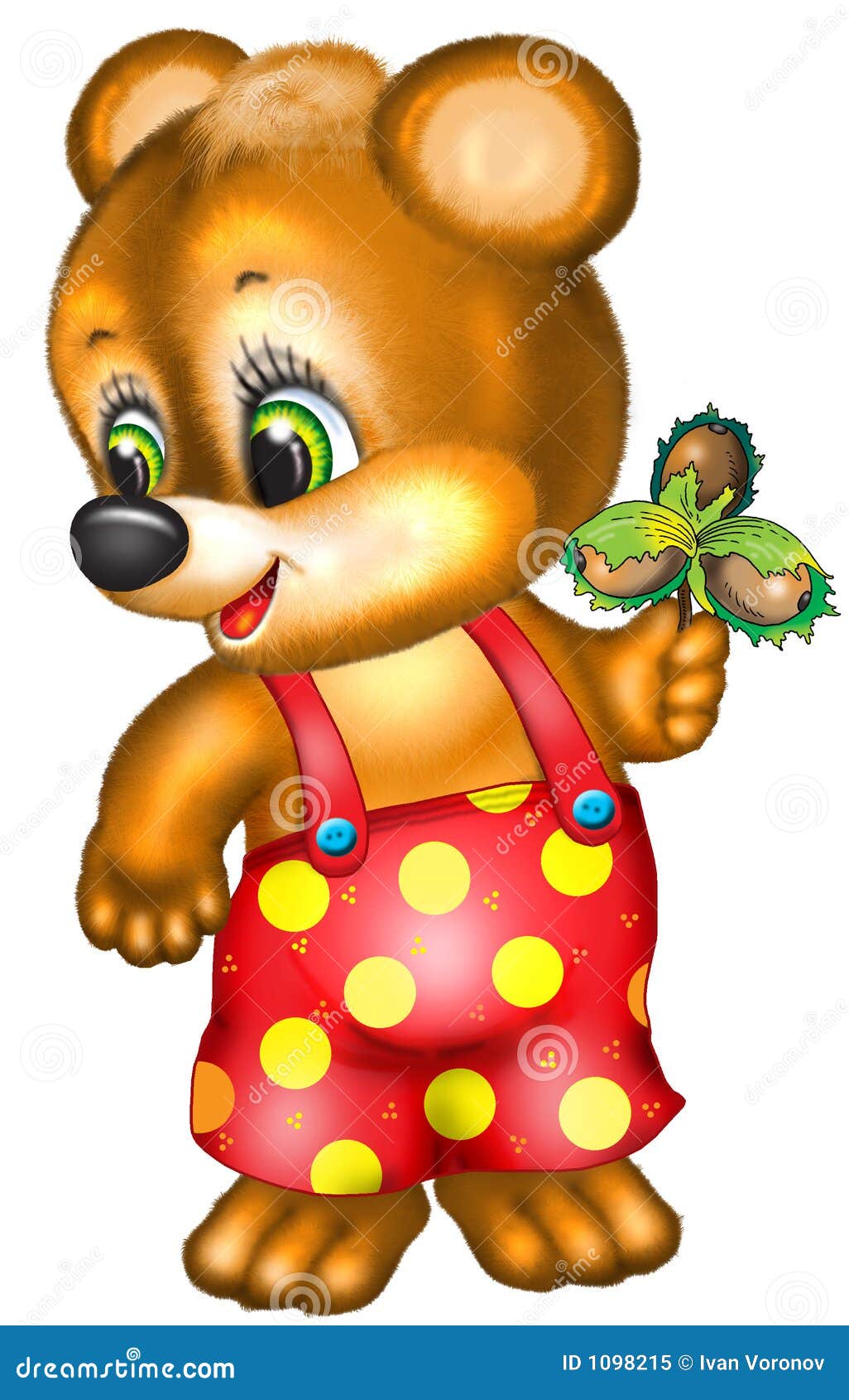 Cartoon Bear Royalty Free Stock Photo - Image: 1098215