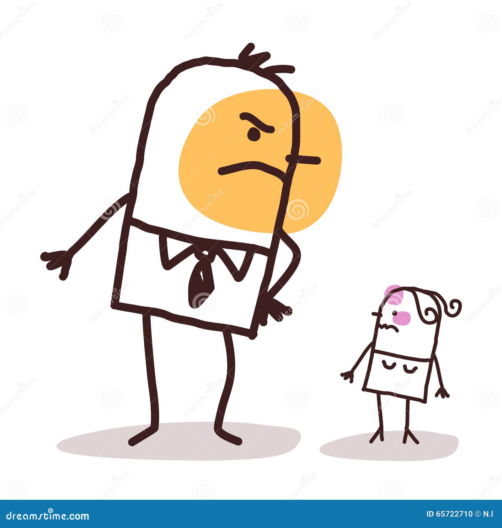 Angry Woman Cartoon Stock Illustrations