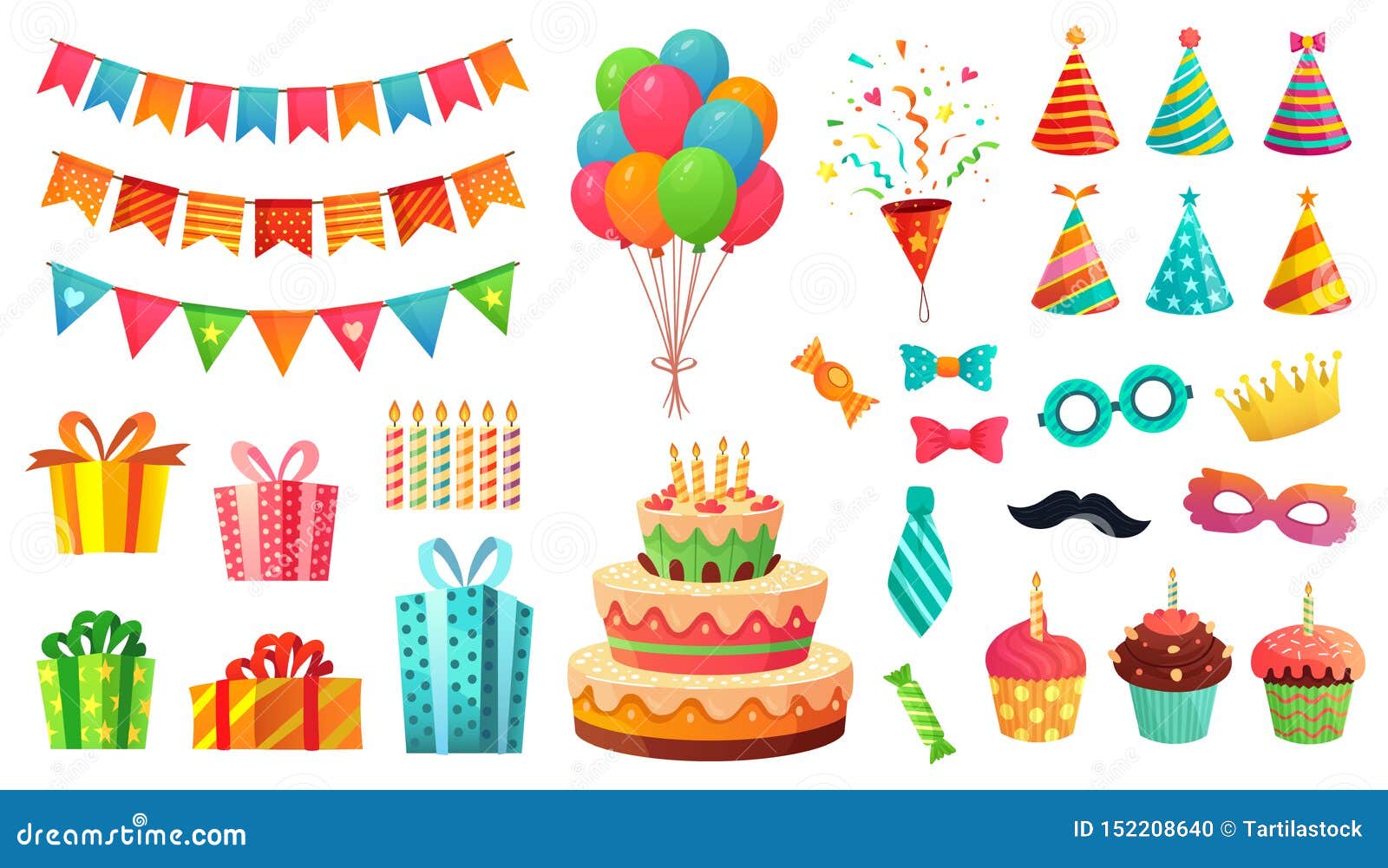 Party Decorations Stock Illustrations – 39,556 Party Decorations Stock Vectors & Clipart - Dreamstime