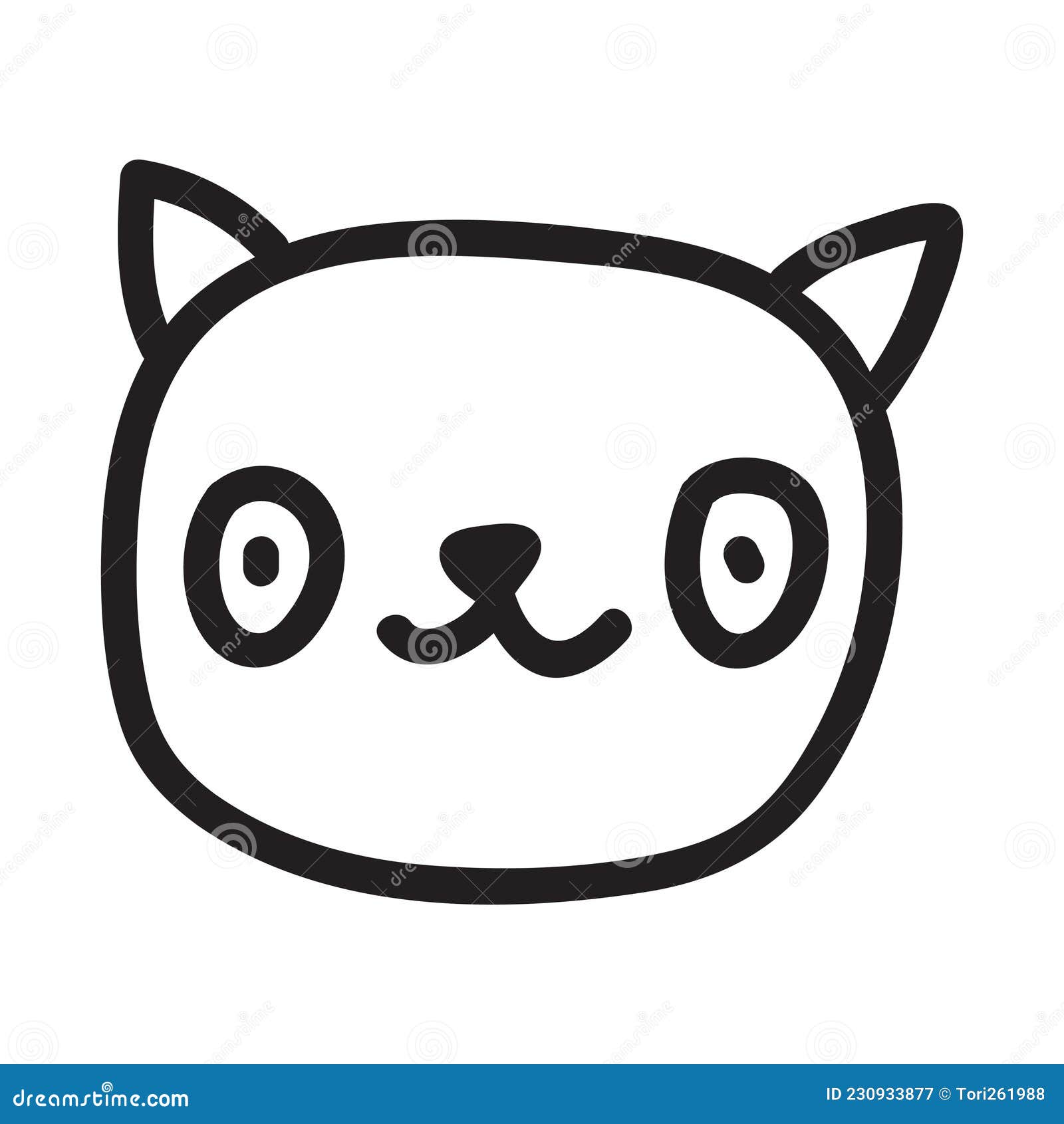 Cartoon Black Cat Drawing. Simple and Cute Kitten Silhouette Stock Vector - Illustration of icon, line: 230933877 Cartoon Black Cat Drawing. Simple and Cute Kitten Silhouette Stock Vector - Illustration of icon, line: 230933877