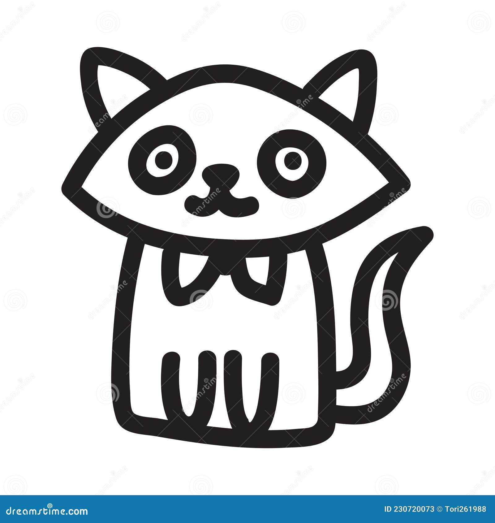 Easy Cute Animals To Draw , Png Download - Easy Anime Cats Drawing,  Transparent Png , Transparent Png Image - PNGitem
