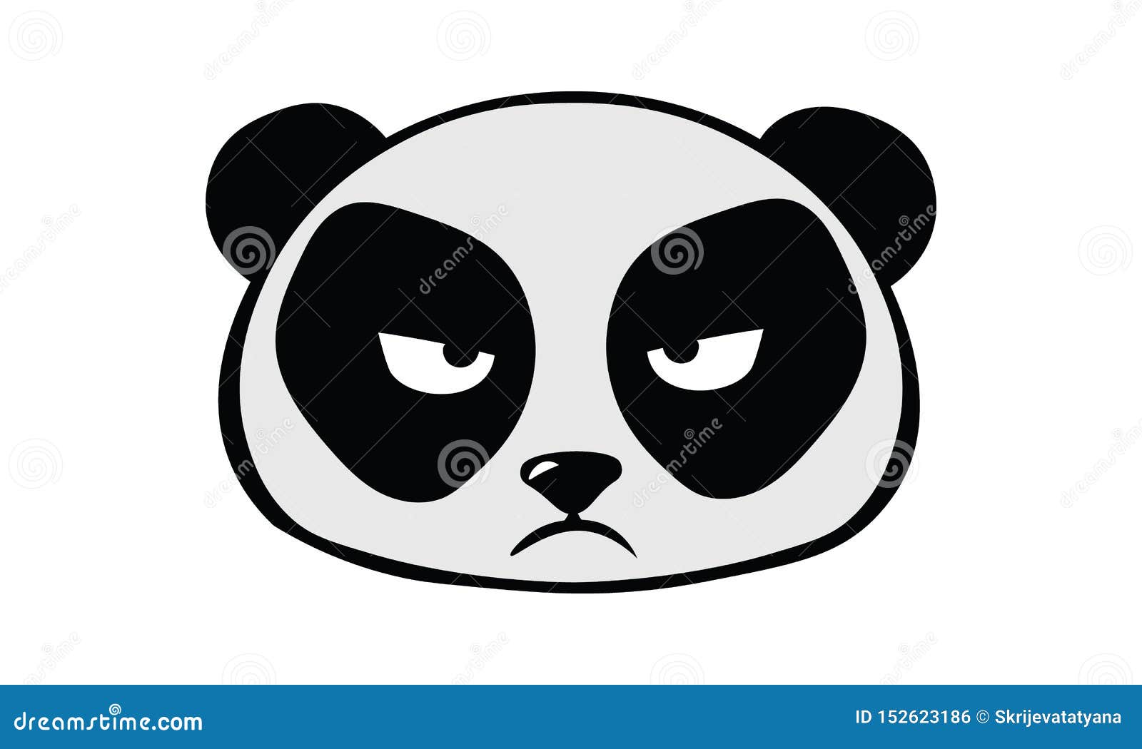 Cartoon Black And White Panda Head Face Illustration Template Stock Vector Illustration Of Nature Wildlife Cartoon Black And White Panda Head Face Illustration Template Stock Vector Illustration Of Nature Wildlife