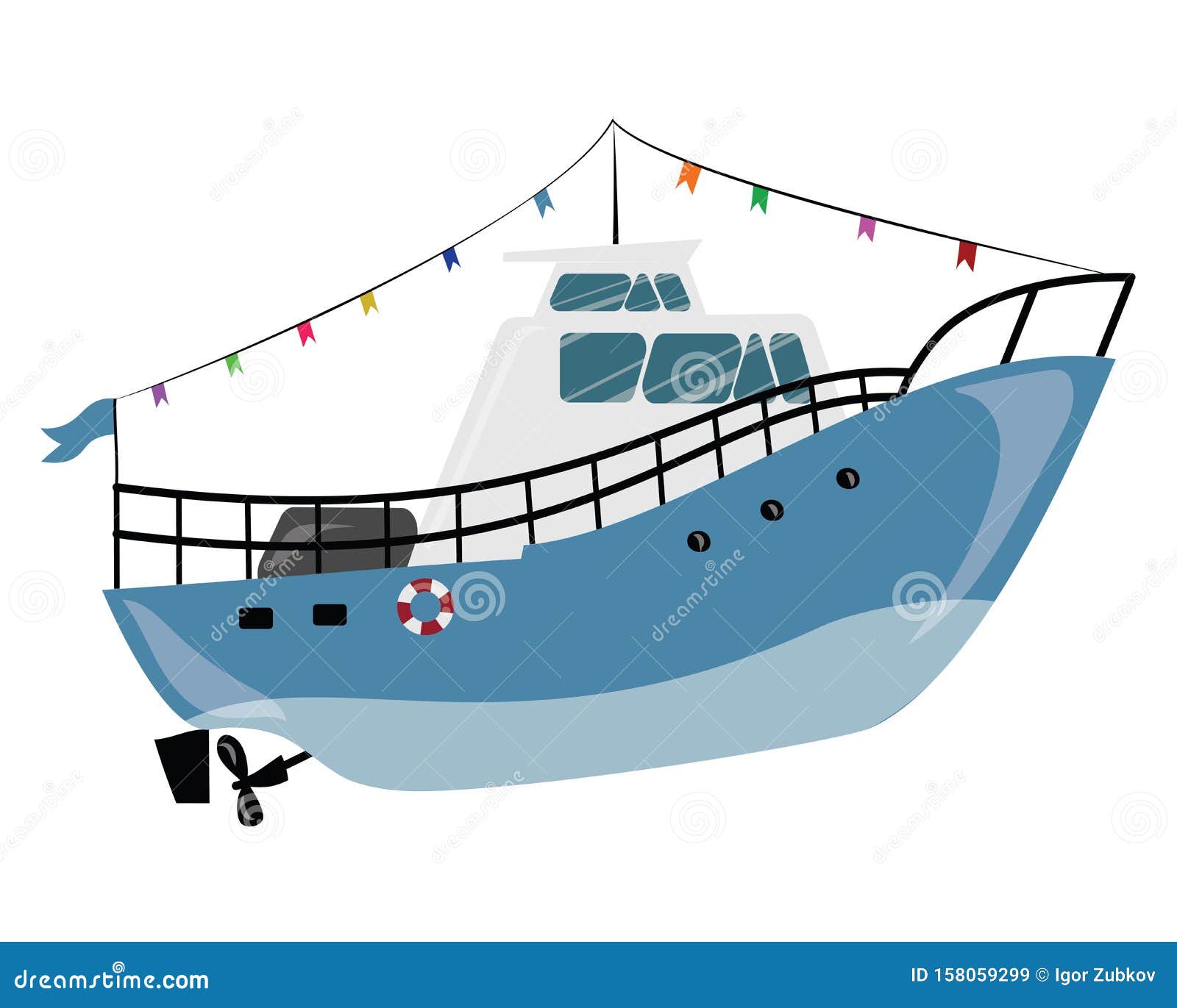 Cartoon Boat. Vector Illustration of a Water Transport. Drawing of the Ship for Children. Stock Vector - Illustration of path, motor: 158059299 Cartoon Boat. Vector Illustration of a Water Transport. Drawing of the Ship for Children. Stock Vector - Illustration of path, motor: 158059299
