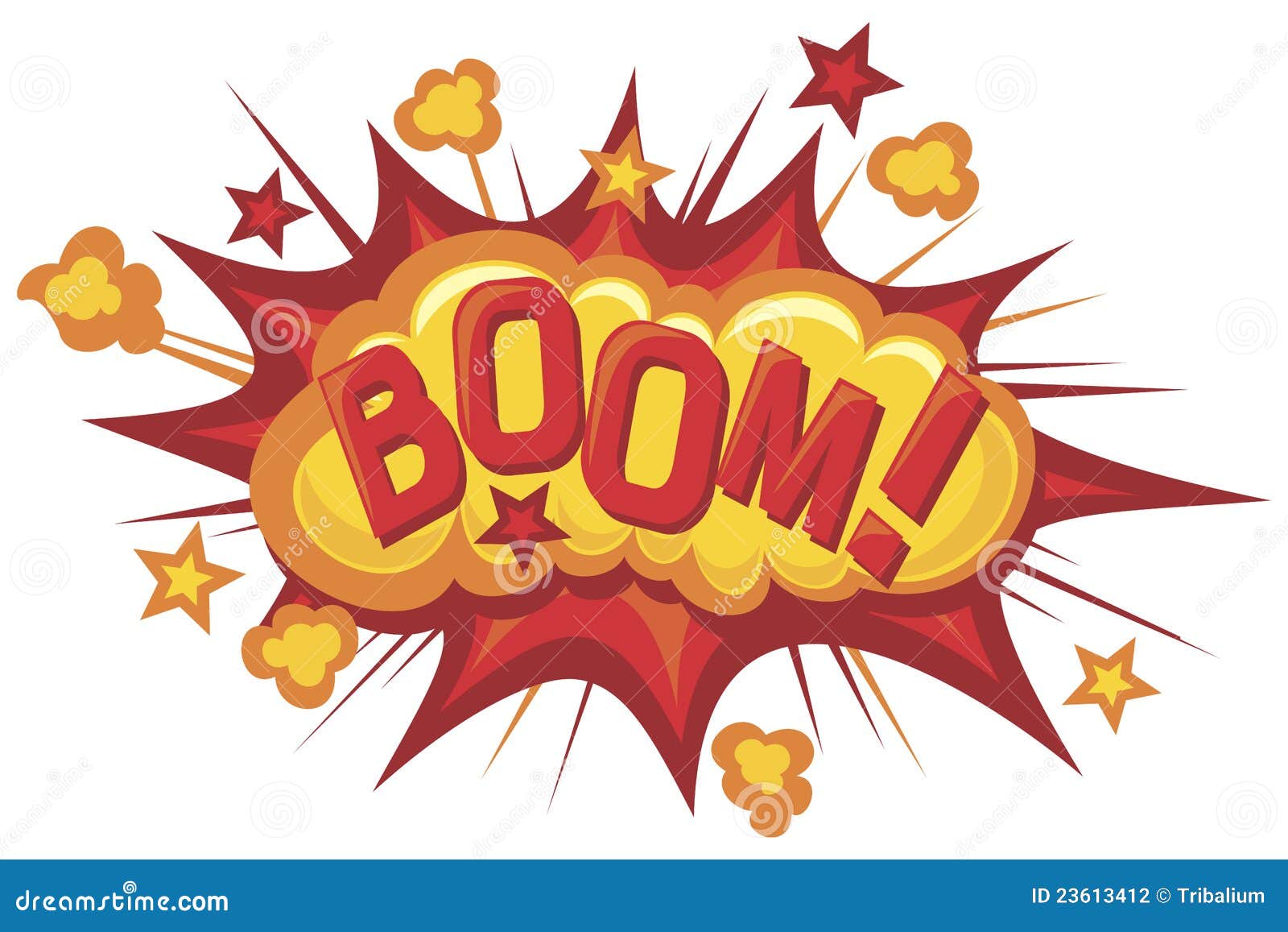 Cartoon Boom Stock Vector Illustration Of Explosive