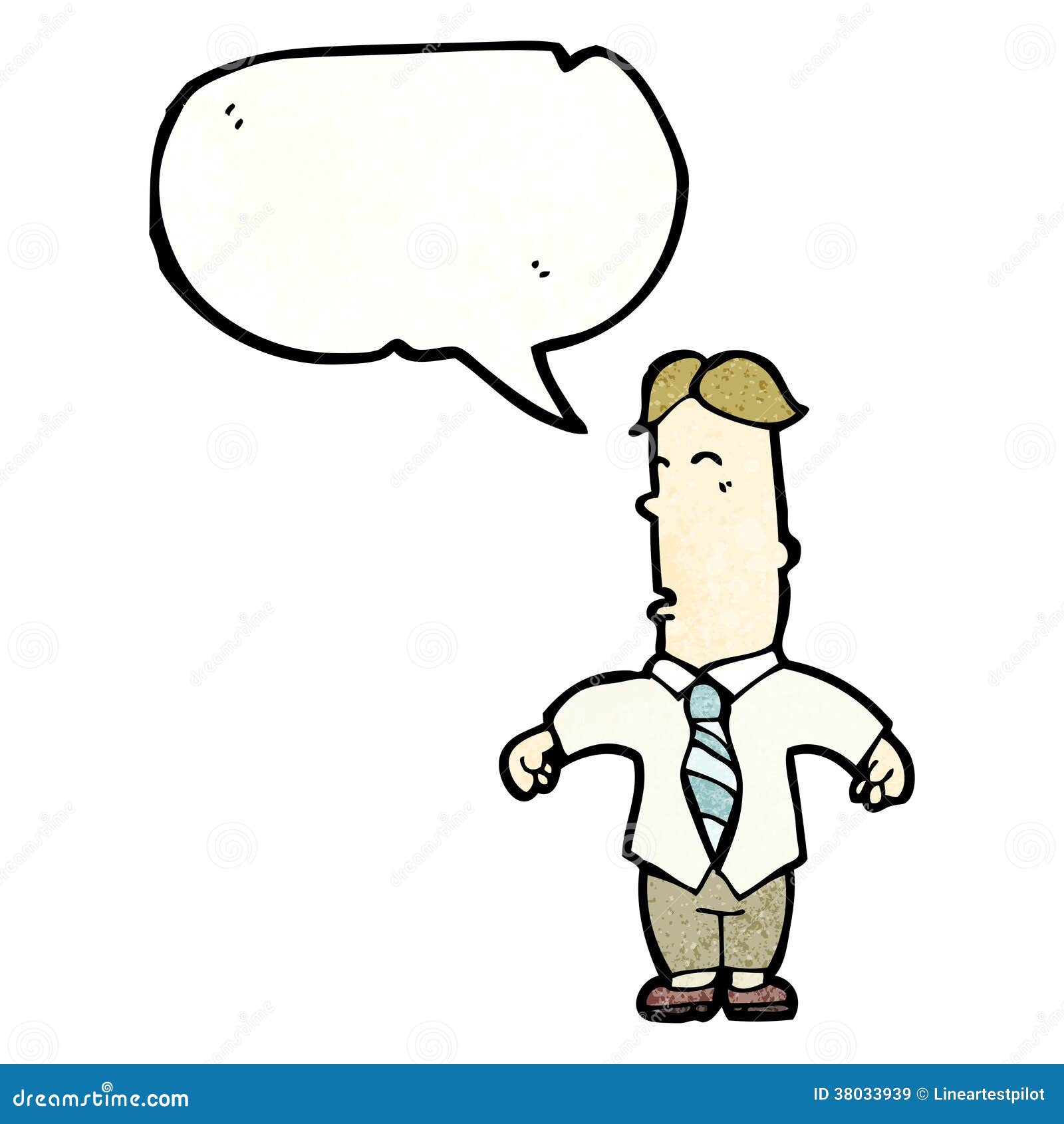 Boring Man Cartoon Vector Illustration | CartoonDealer.com #56380858