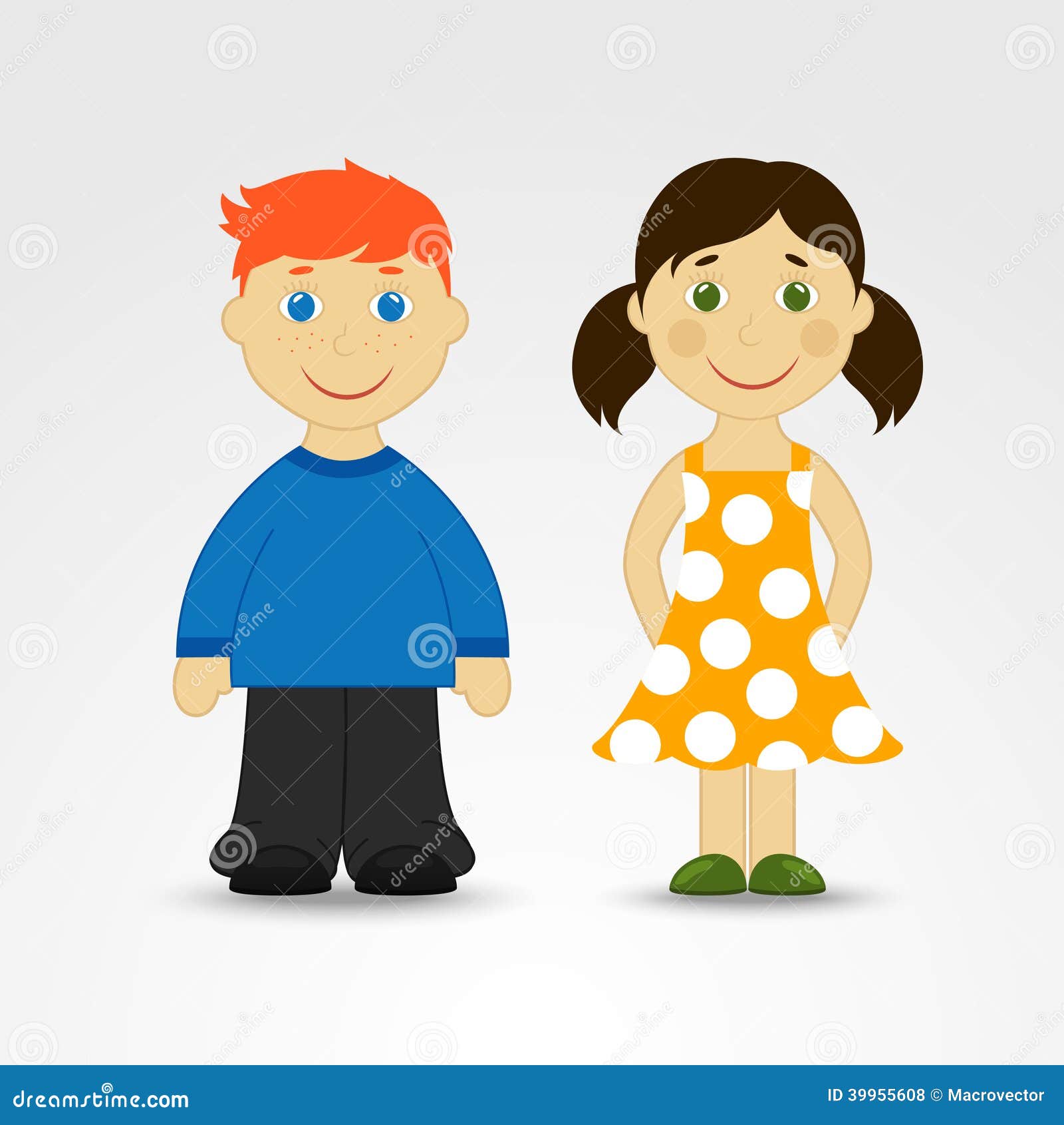 clipart little boy and girl - photo #31