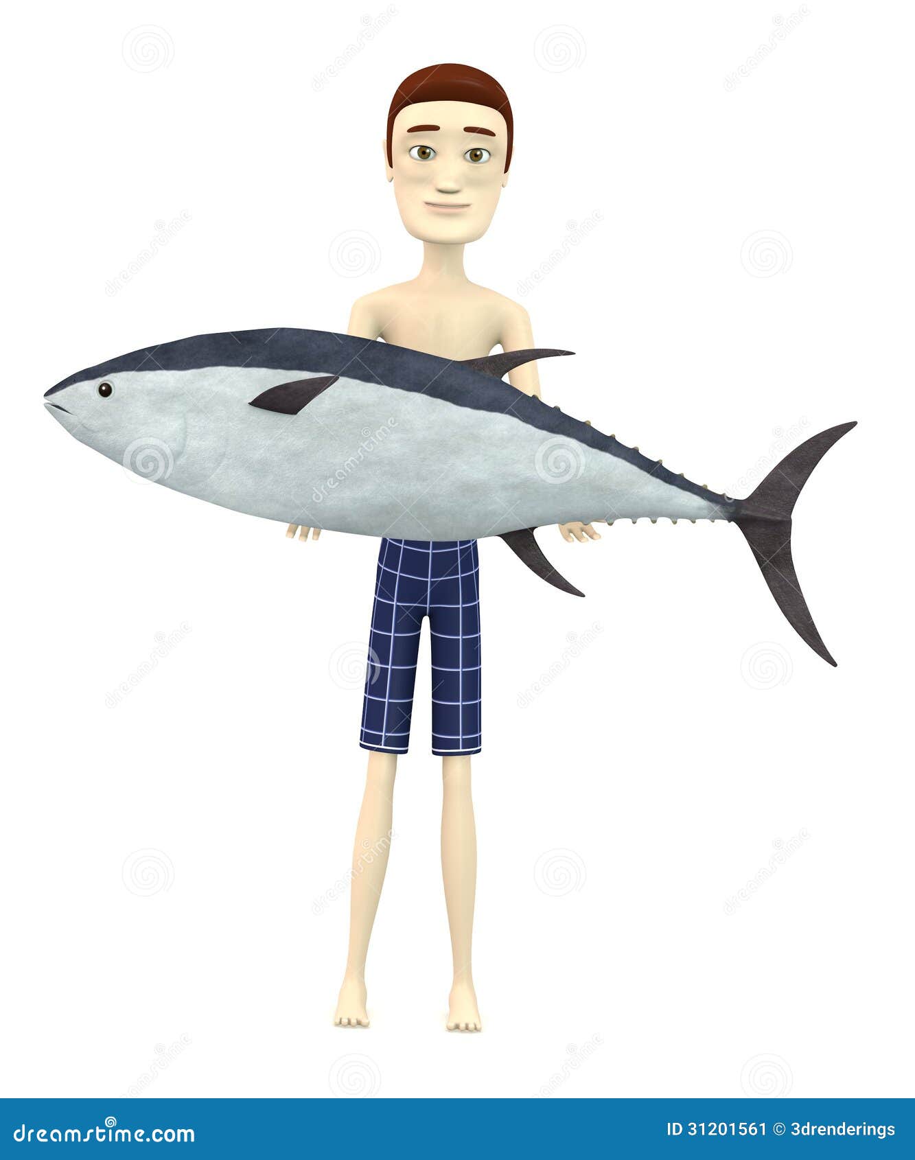 Cartoon boy with tuna fish stock illustration. Illustration of human - 31201561 Cartoon boy with tuna fish stock illustration. Illustration of human - 31201561
